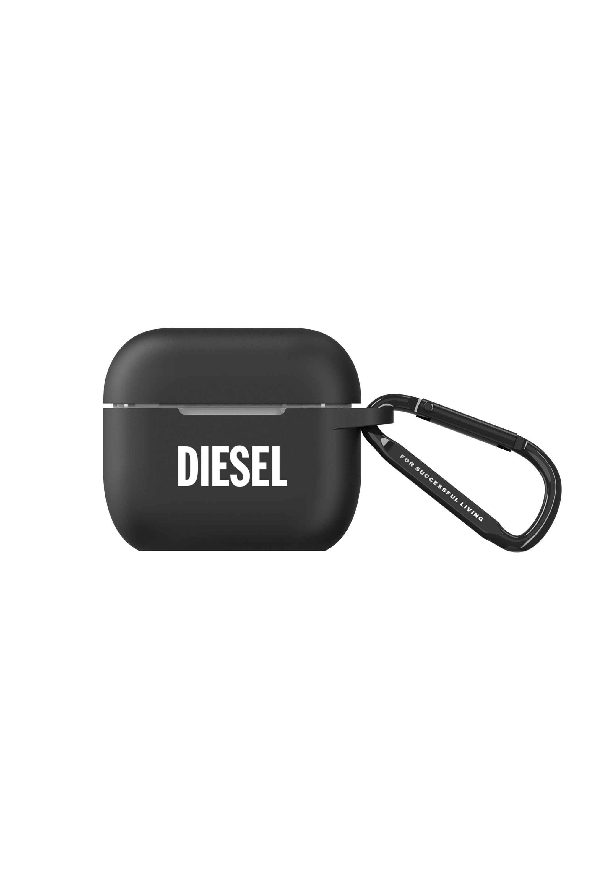 Diesel - 45829 AIRPOD CASE, Étui en silicone pour AirPods 3 Mixte in Noir - 1