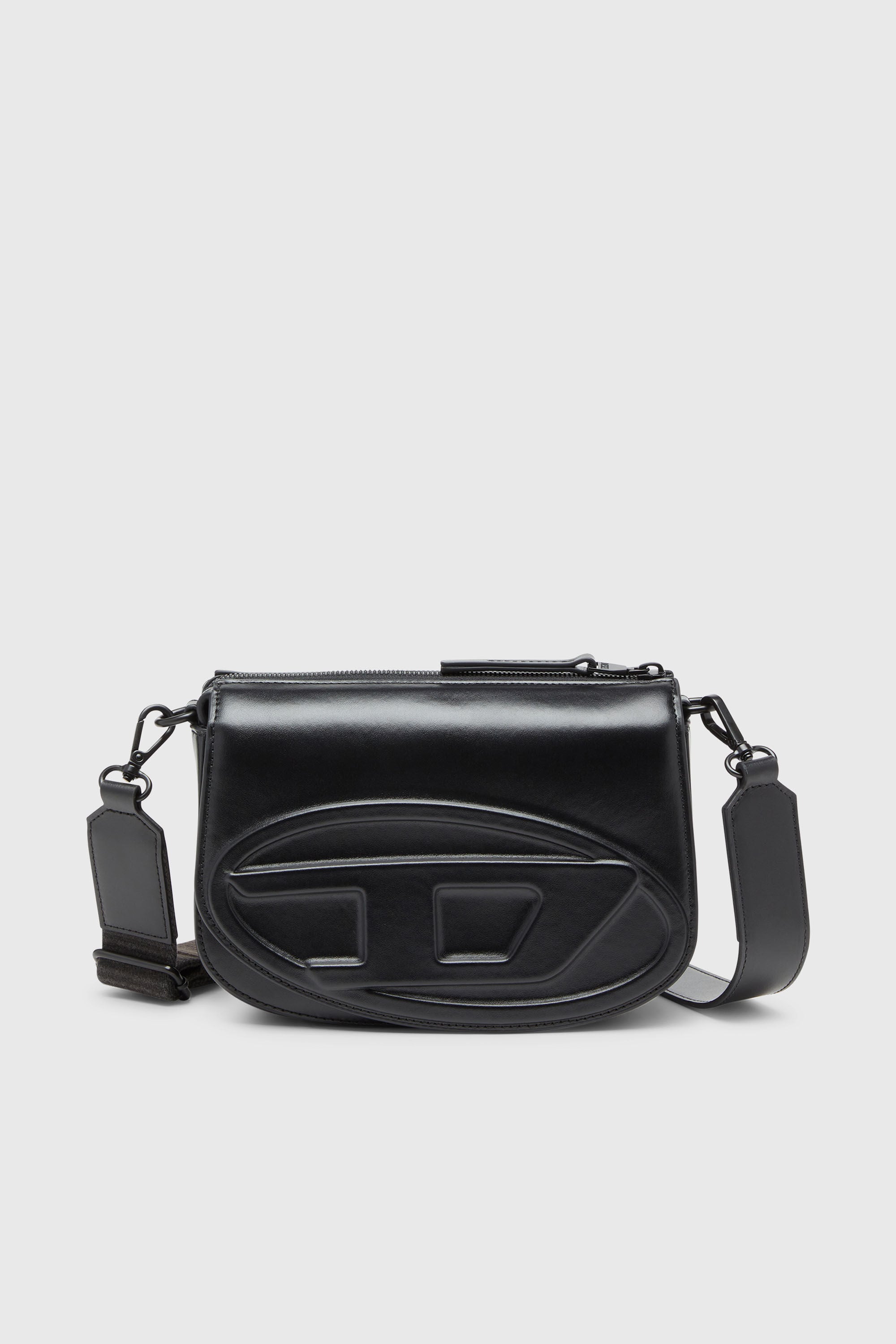 DIESEL ショルダーバッグ Diesel 1DR Camera Bag Women's 1DR-Camera bag in premium leather | Black | Diesel {{Country}}