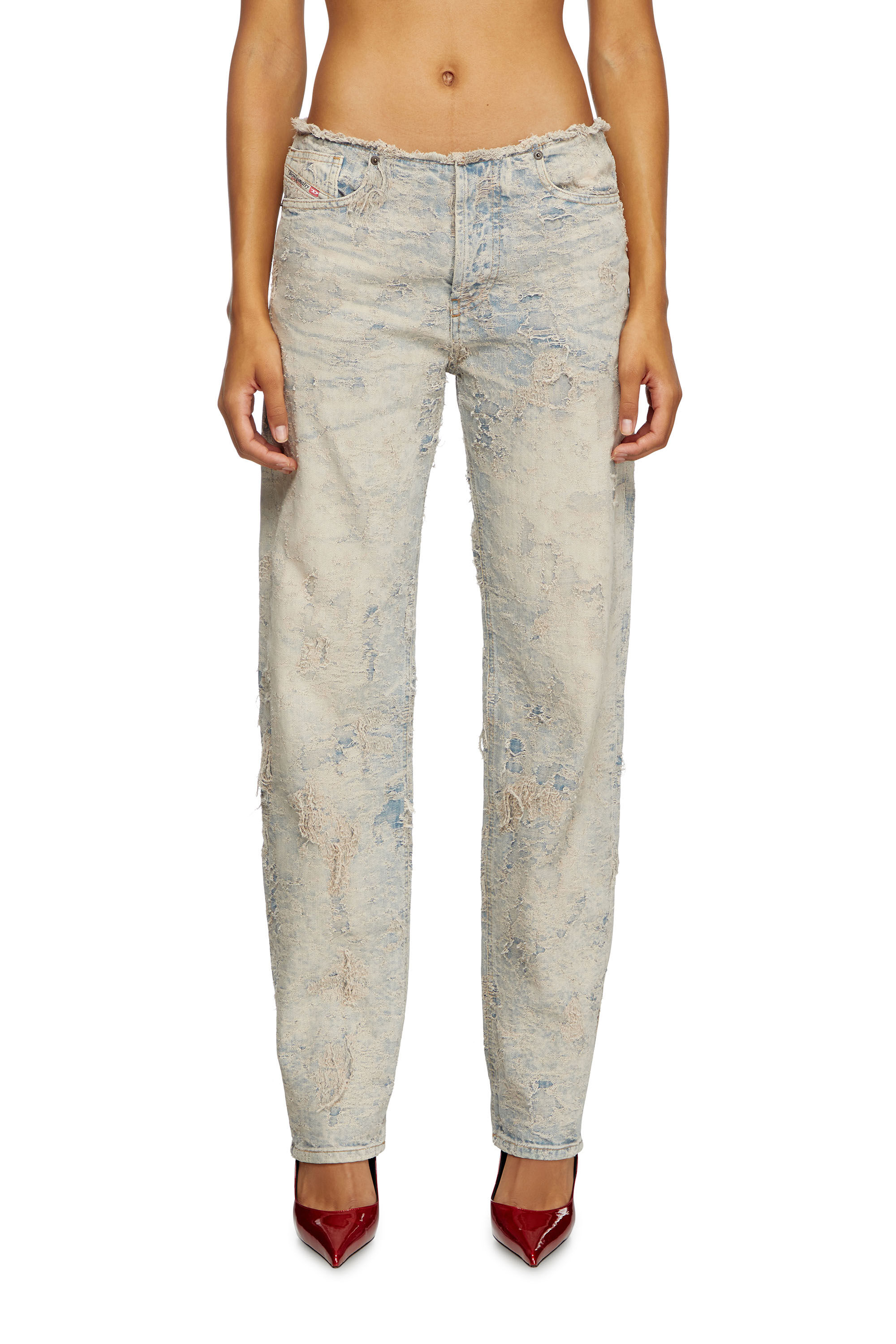 Women's Regular Jeans | Light Blue | Diesel 1988 D-Ark