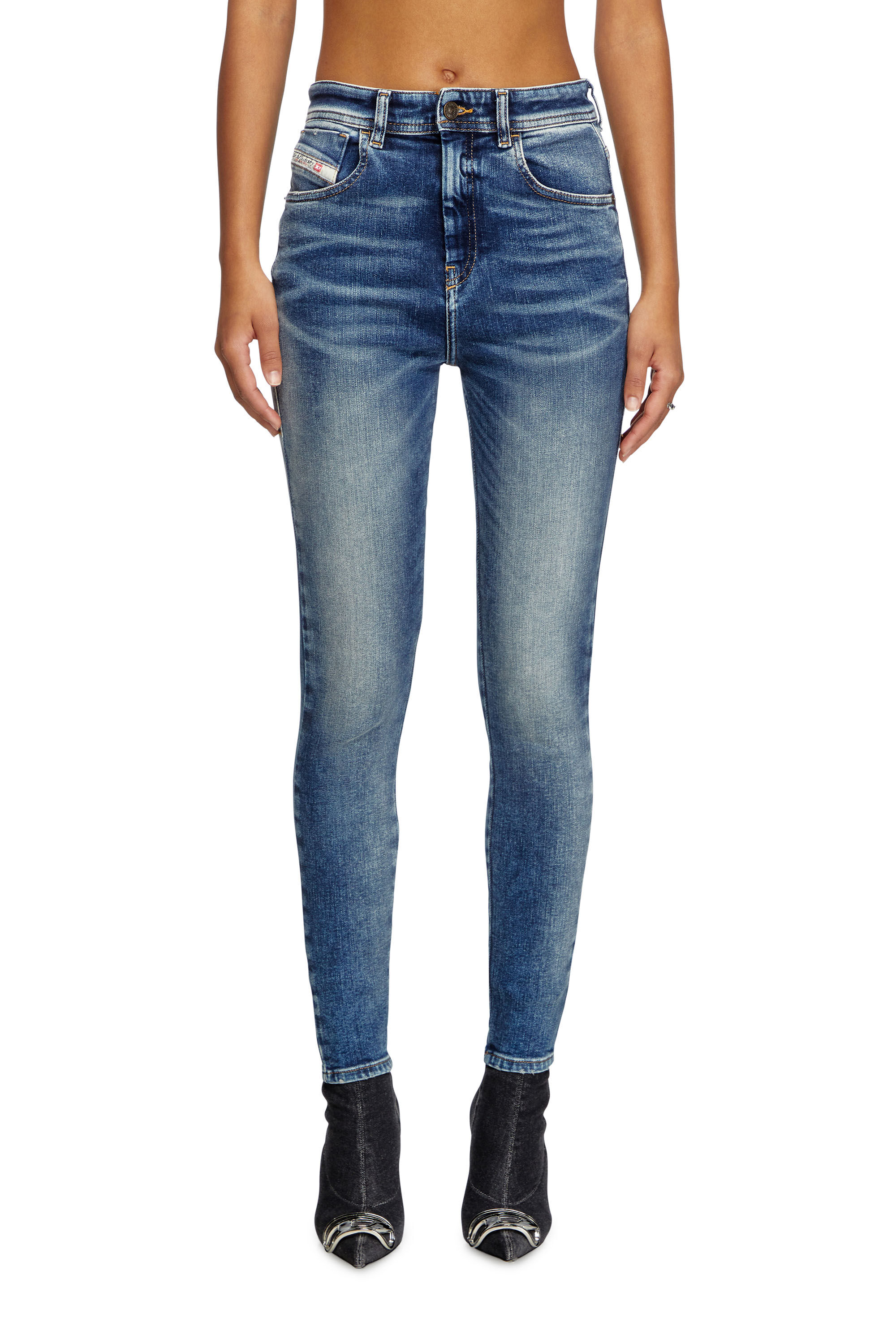 Women's Skinny Jeans | Medium blue | Diesel 1984 Slandy-High
