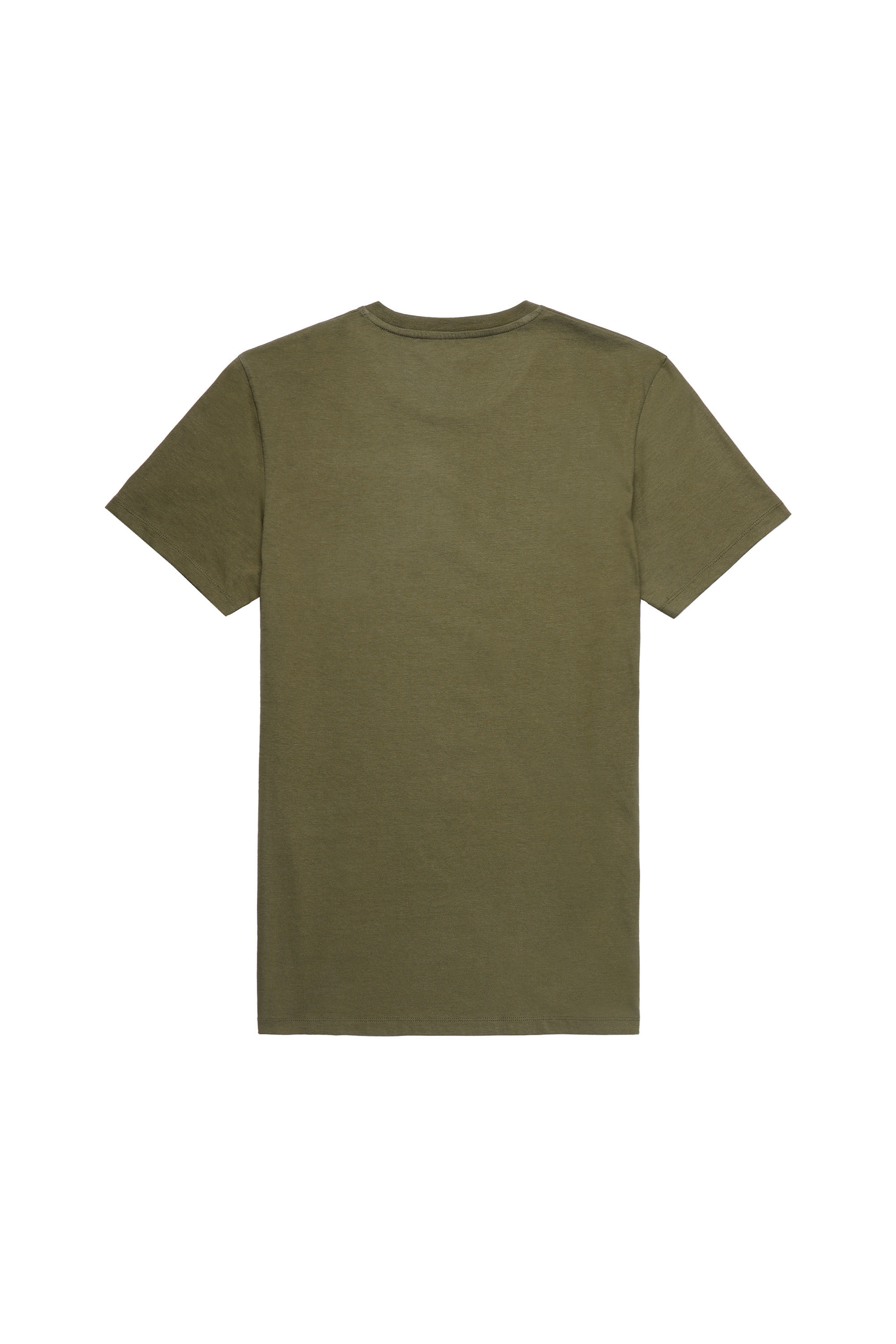 Diesel - UMTEE-RANDAL-TUBE-TWOPACK, Male's Two-pack of T-shirts with logo print in Blue/Green - 4