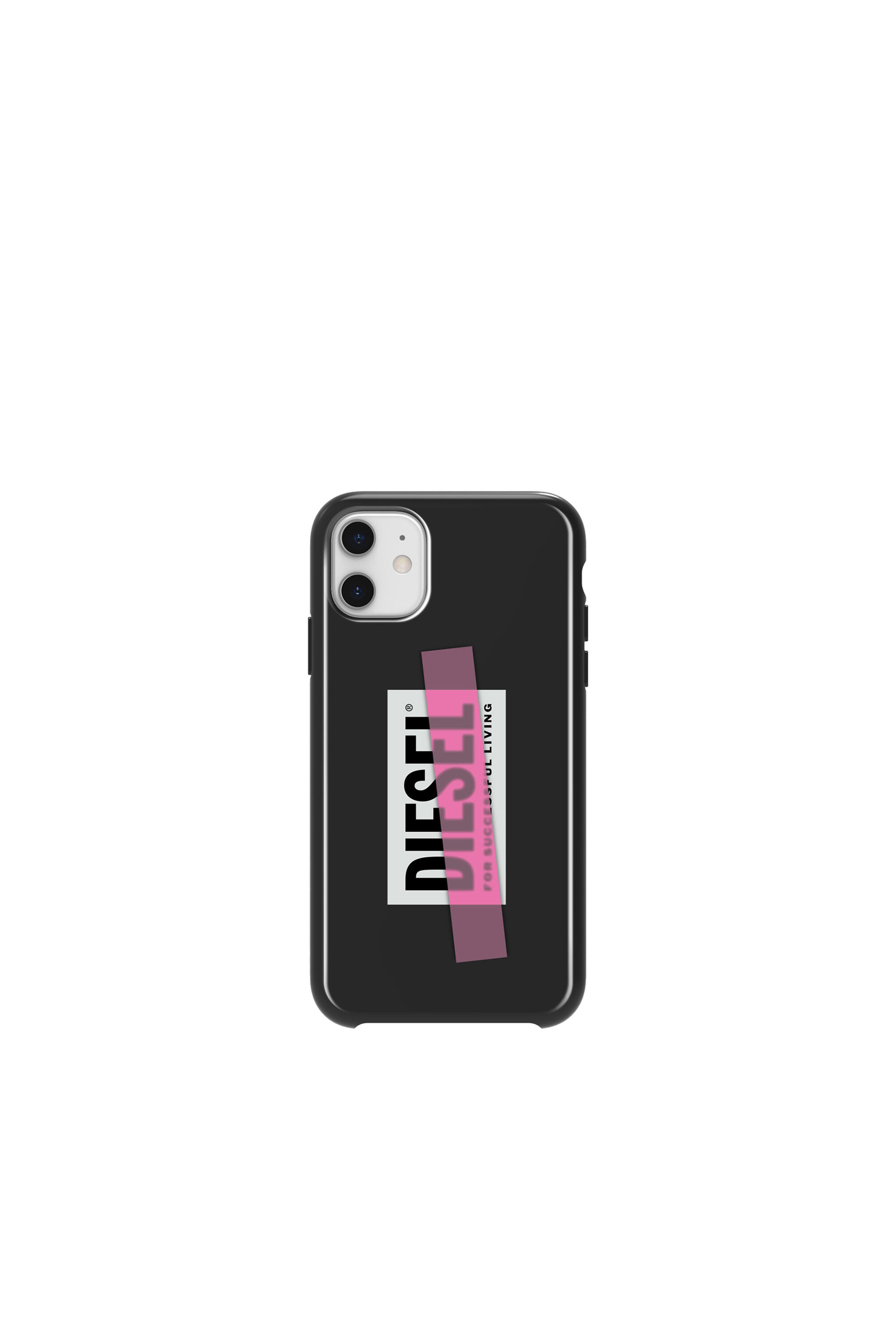 Diesel - DIPH-032-BLKPT, Coque co-moulée imprimée pour iPhone 11 Mixte in Noir - 2