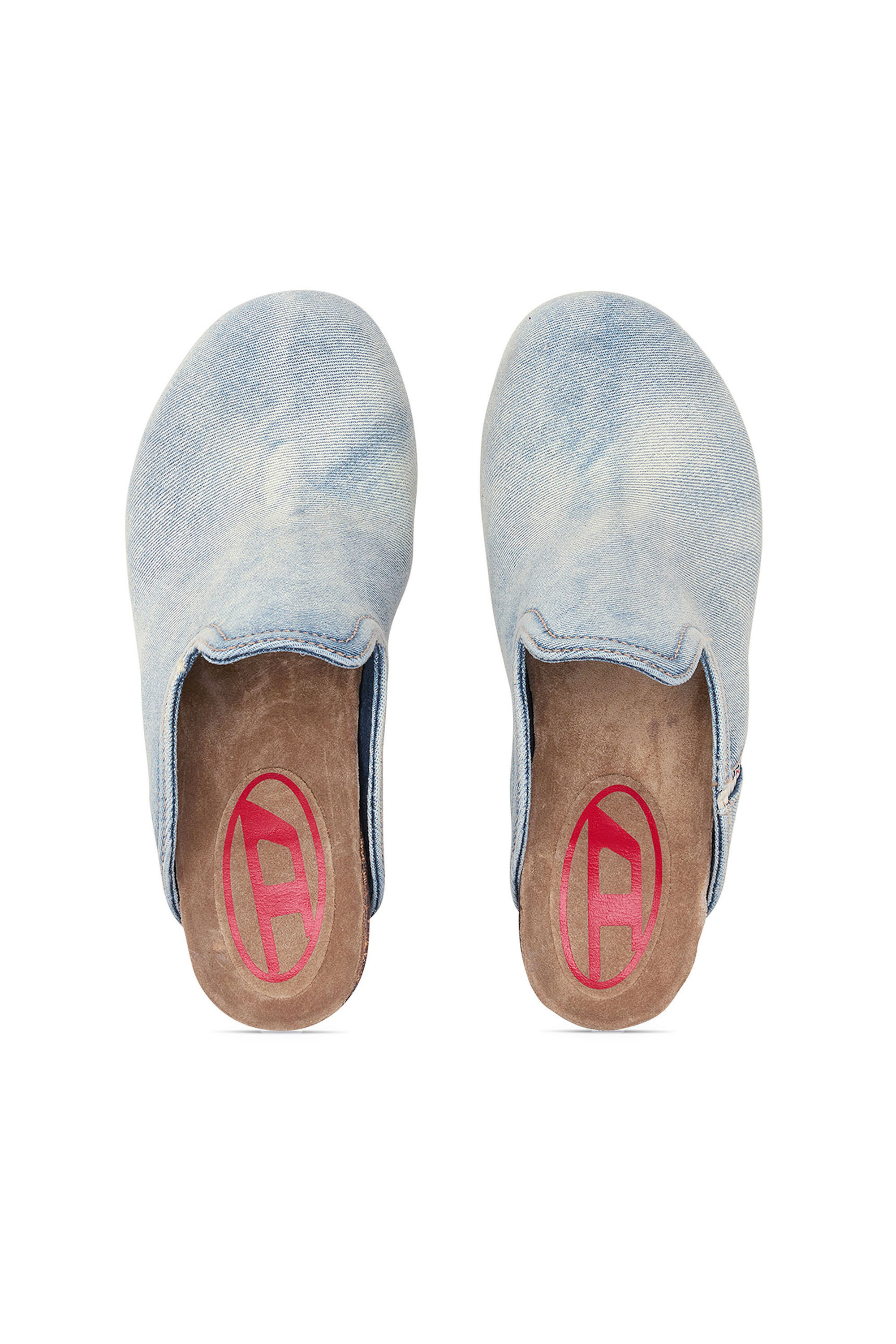 Diesel - D-WOODSTOCK ML W, Female's D-Woodstock-Denim mules in Blue - 4