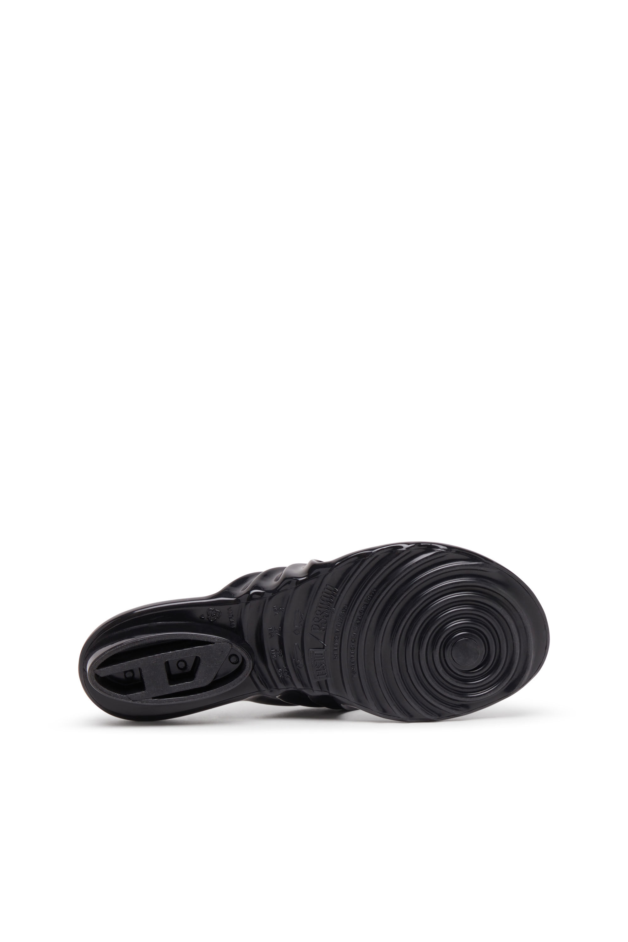 Diesel - MELISSA QUANTUM THONG, Female's Sculptural flip-flops in Melflex&reg; in Black - 5