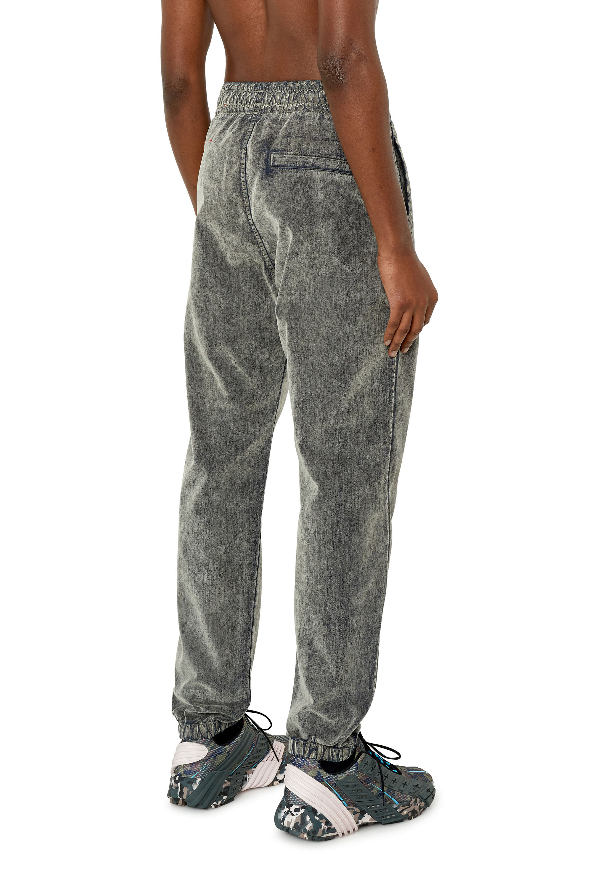Diesel - Tapered D-Lab Track Denim 068CF, Tapered D-Lab Track Denim Mixte in Gris - 5