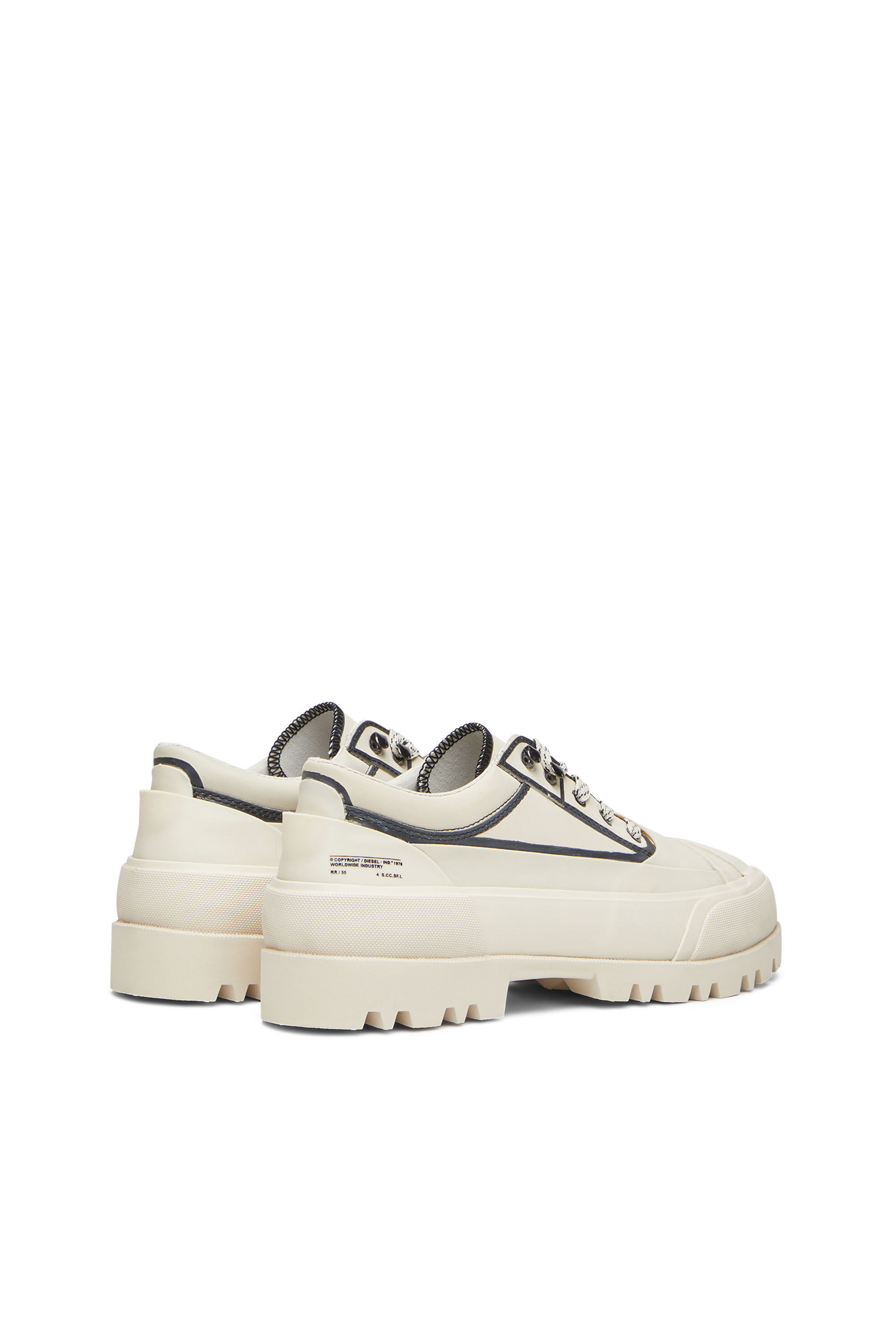 Diesel - D-HIKO SH X, D-Hiko SH X - Chaussure rangers en cuir et caoutchouc Homme in Polychrome - 3