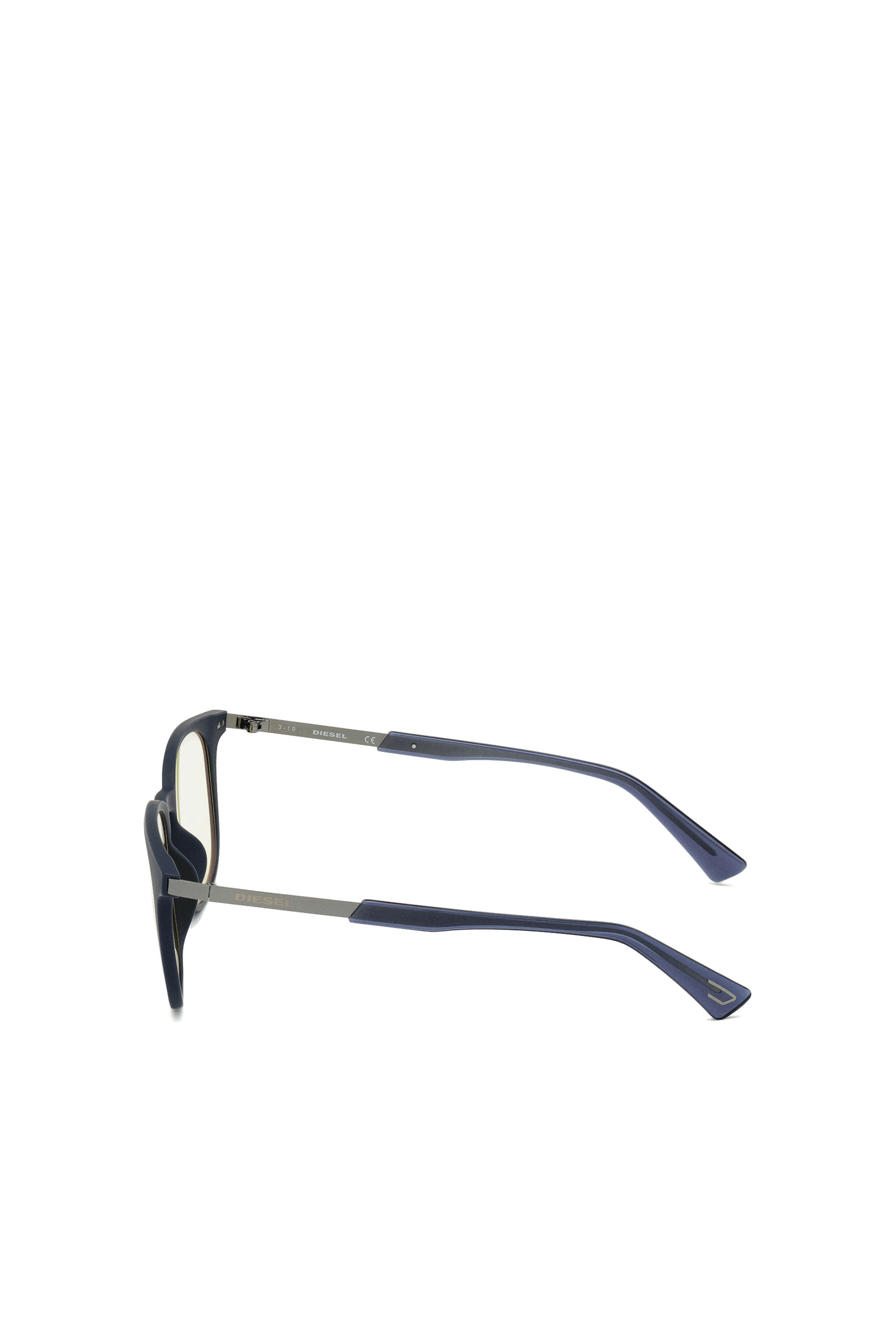 Diesel - DL0311, Unisex's Injected unisex sunglasses in Dark Blue - 4