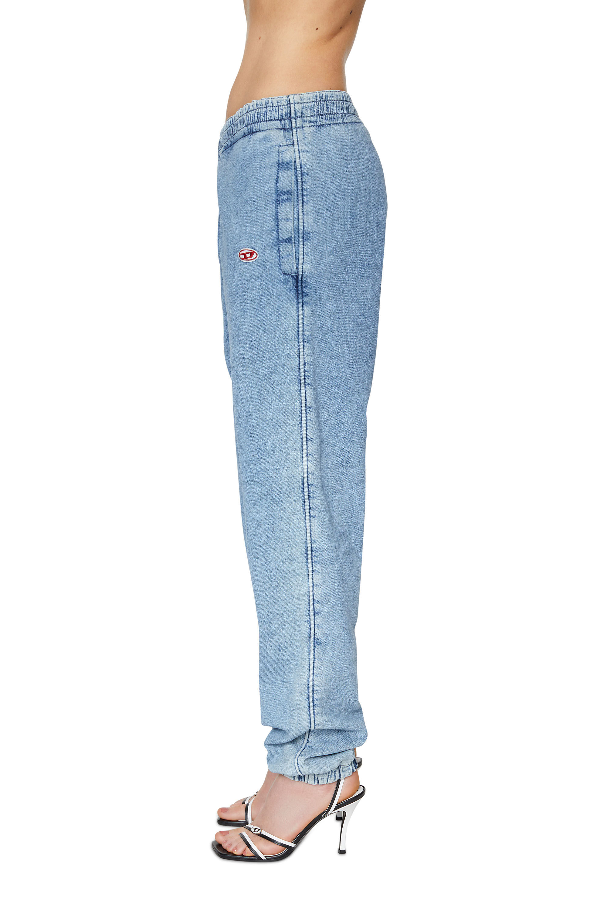 Diesel - Female's Tapered D-Lab Track Denim 09D01, Light Blue - 6