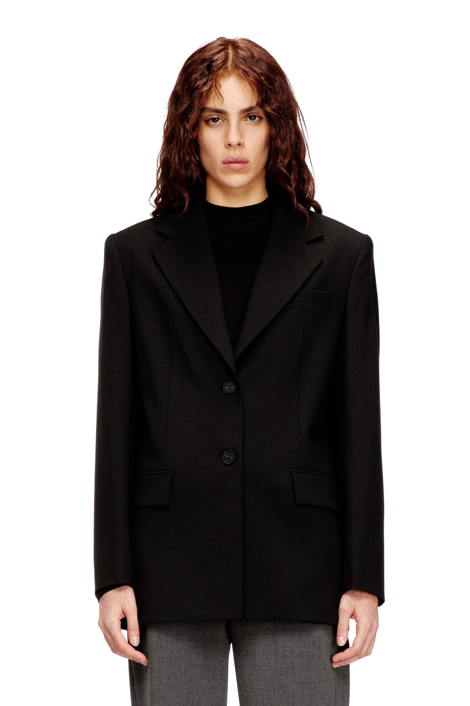 Diesel - G-KESS-R1, Woman's Blazer in wool blend in null - 2