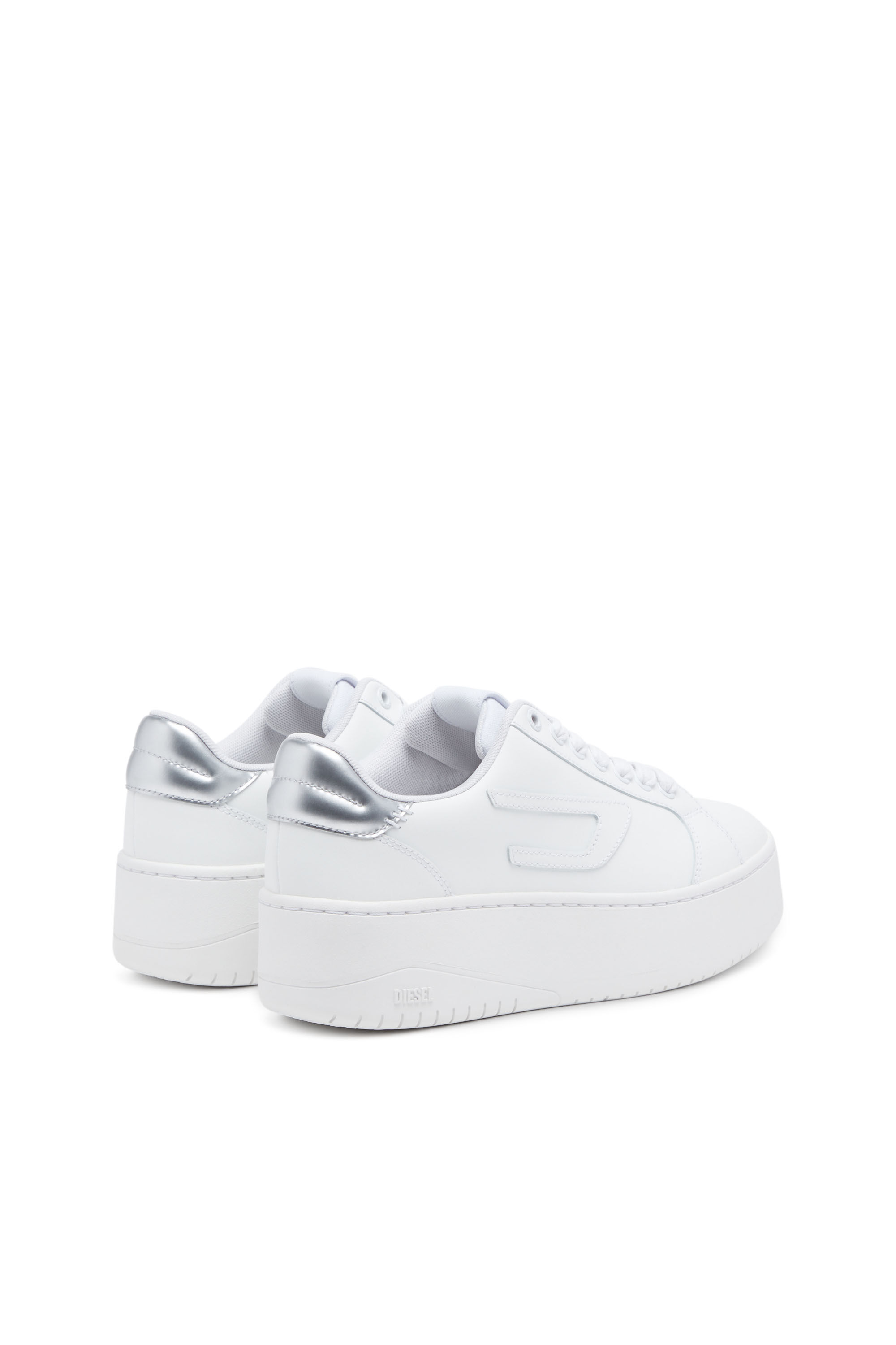 Diesel - S-ATHENE BOLD W, S-Athene Bold-Sneakers basses avec semelle flatform Femme in Blanc - 3