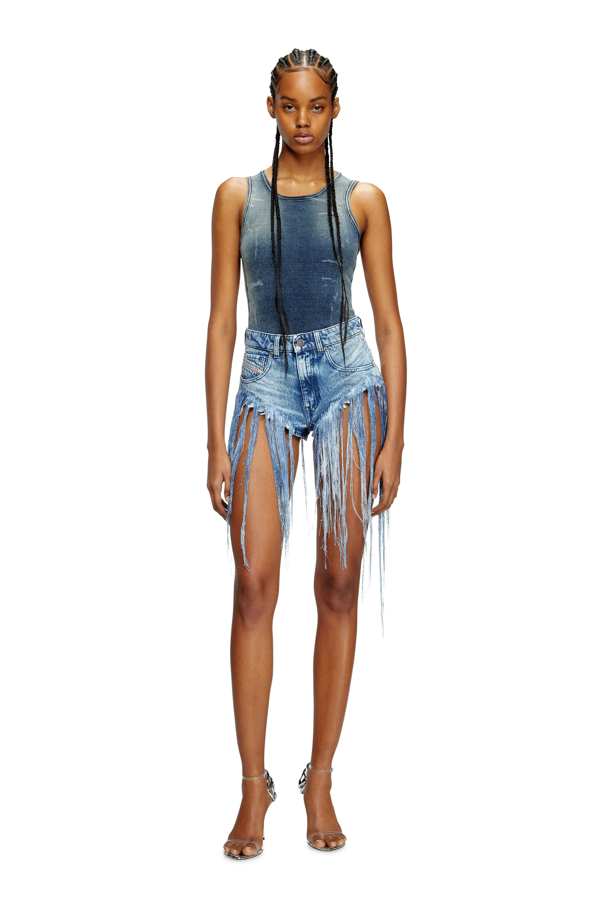 ショートパンツ DIESEL Women Shorts Burmudas A181450CMBM01 Blue Women's Denim shorts | Blue | Diesel