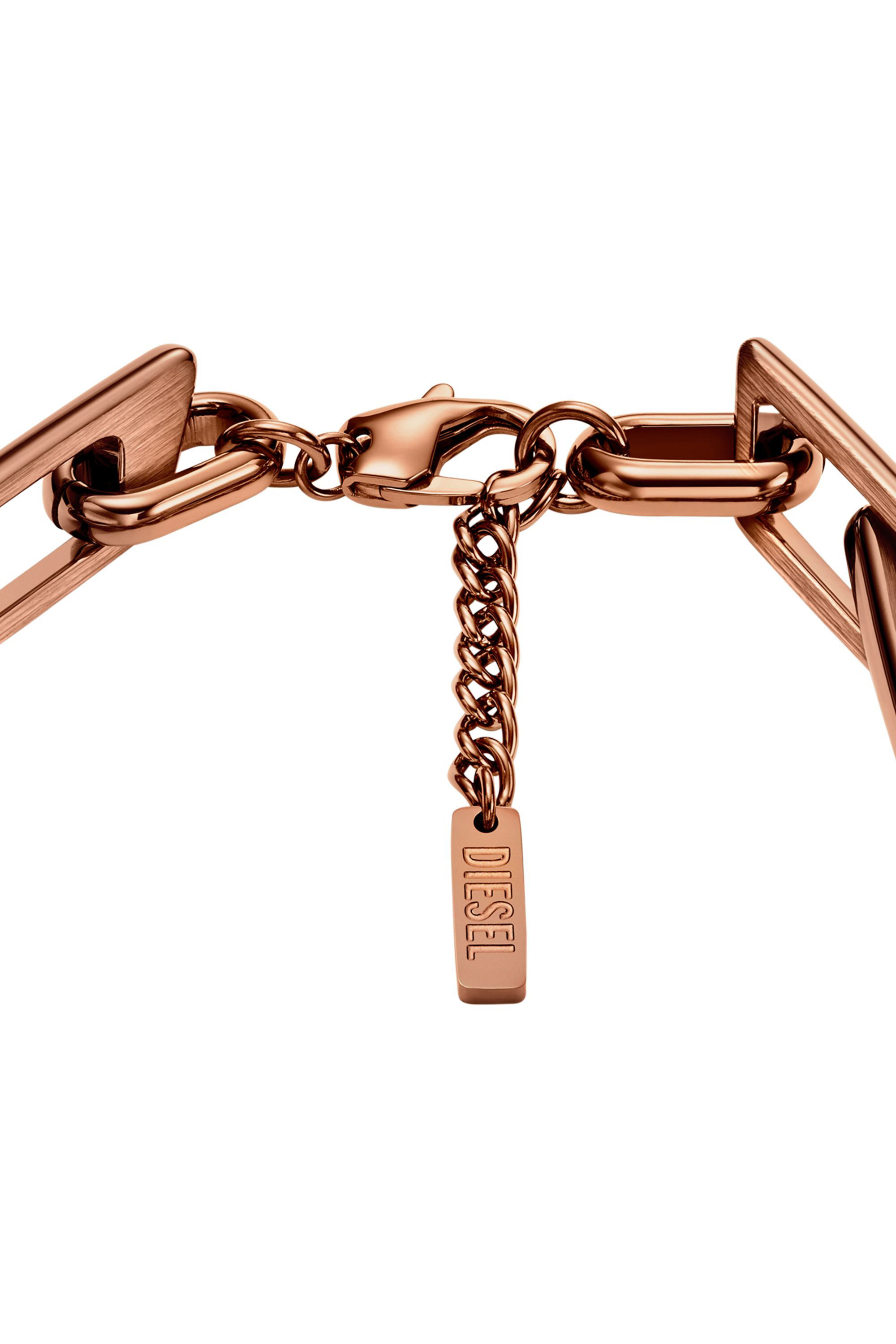 Women's Stainless steel chain bracelet | Brown | Diesel