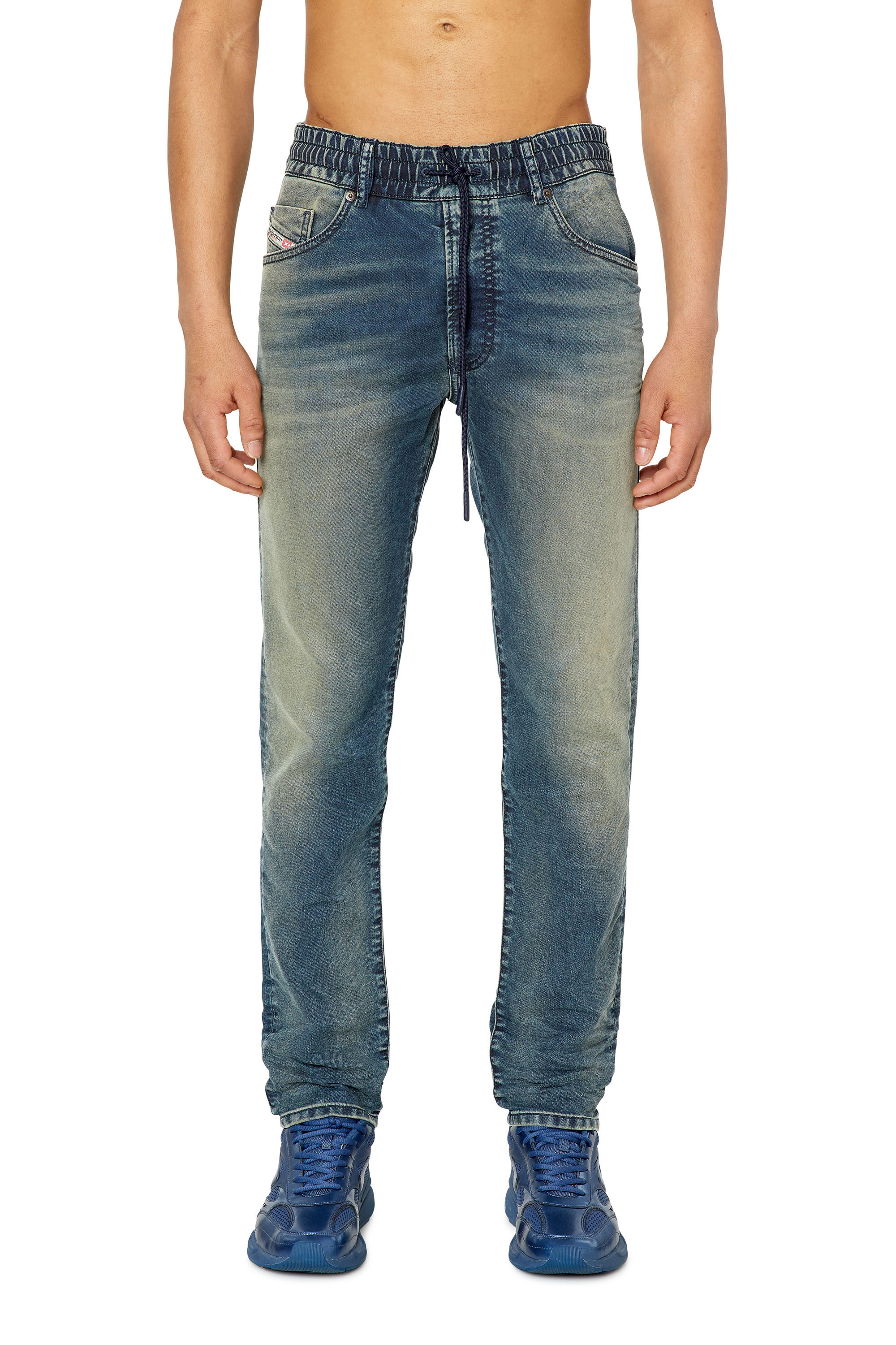 yun12  D-KROOLEY JOGG Man: tapered Dark blue JoggJeans | Diesel ®