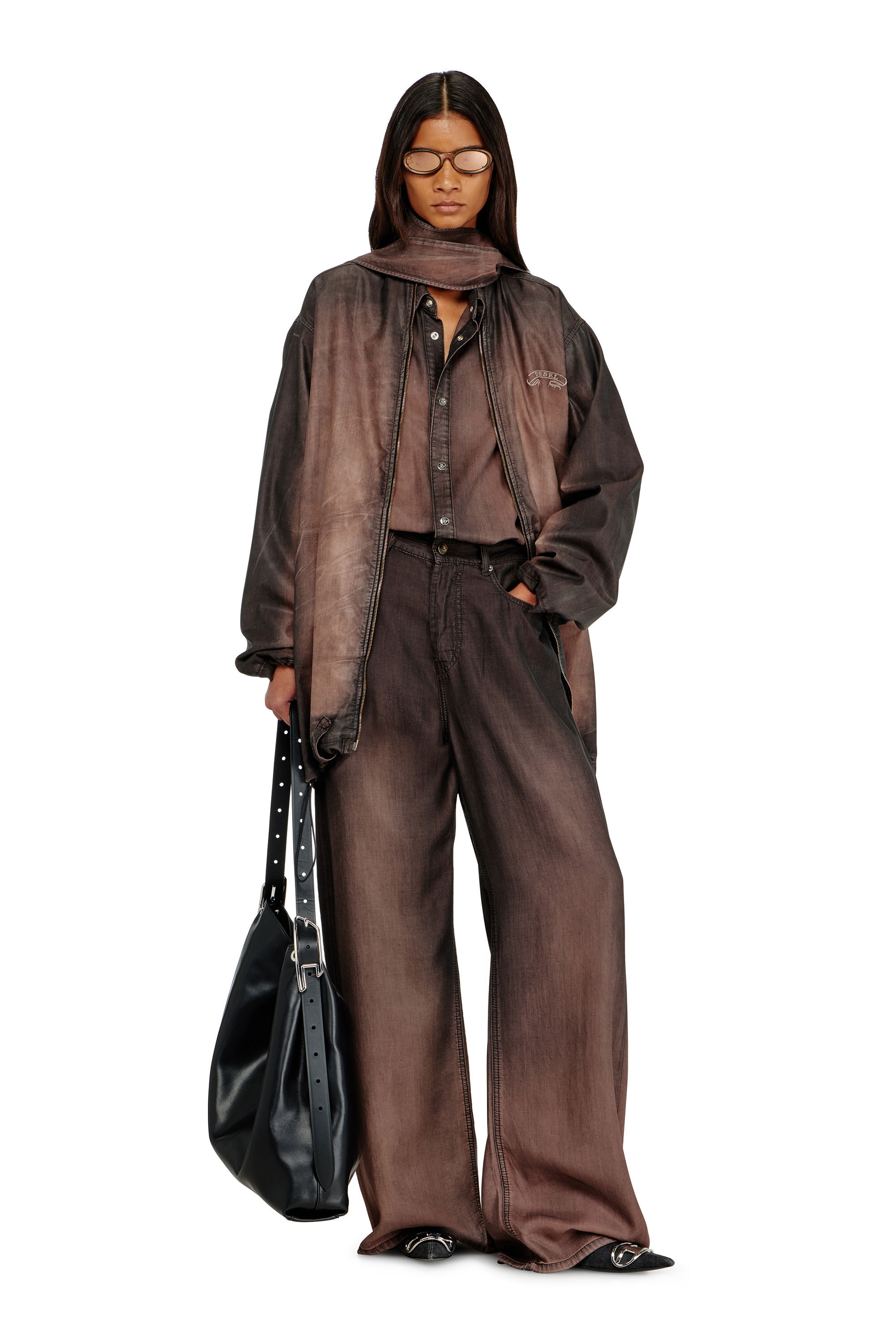 Women's Relaxed Jeans | Brown | Diesel 1996 D-Sire Women's Relaxed Jeans | Brown | Diesel 1996 D-Sire