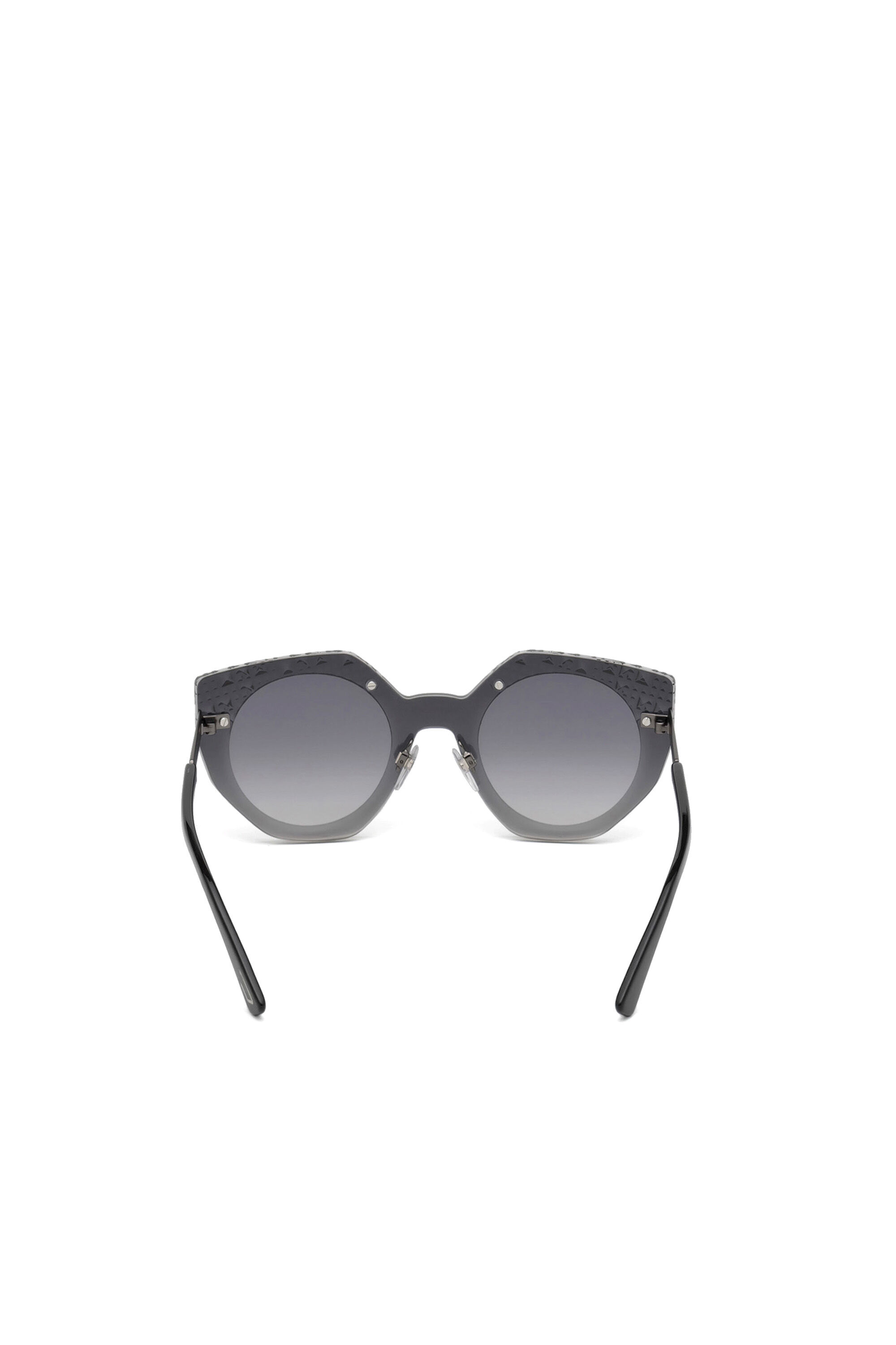 Diesel - DL0258, Female's Geometric shape eyewear in Grey - 3