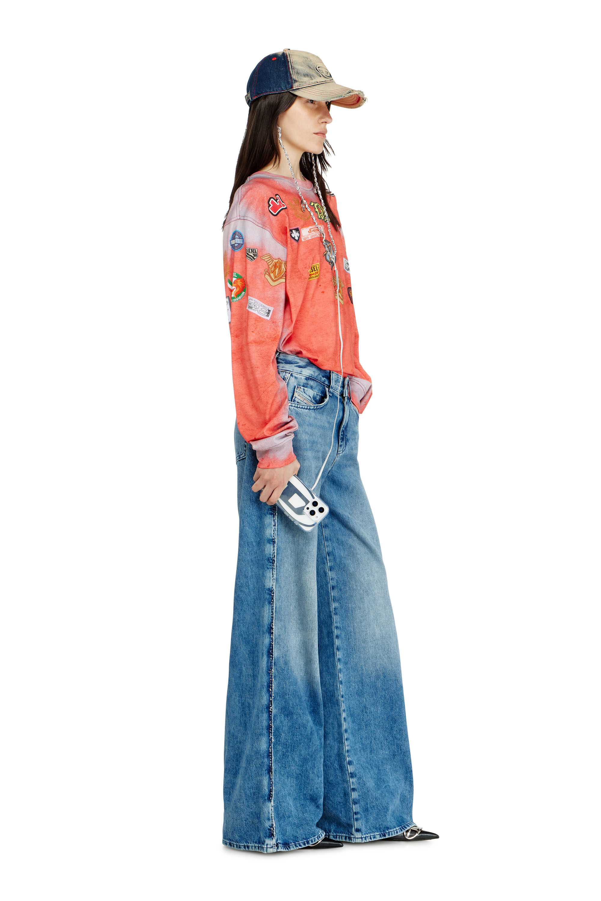 Women's Flare Jeans | Medium blue | Diesel 1978 D-Akemi