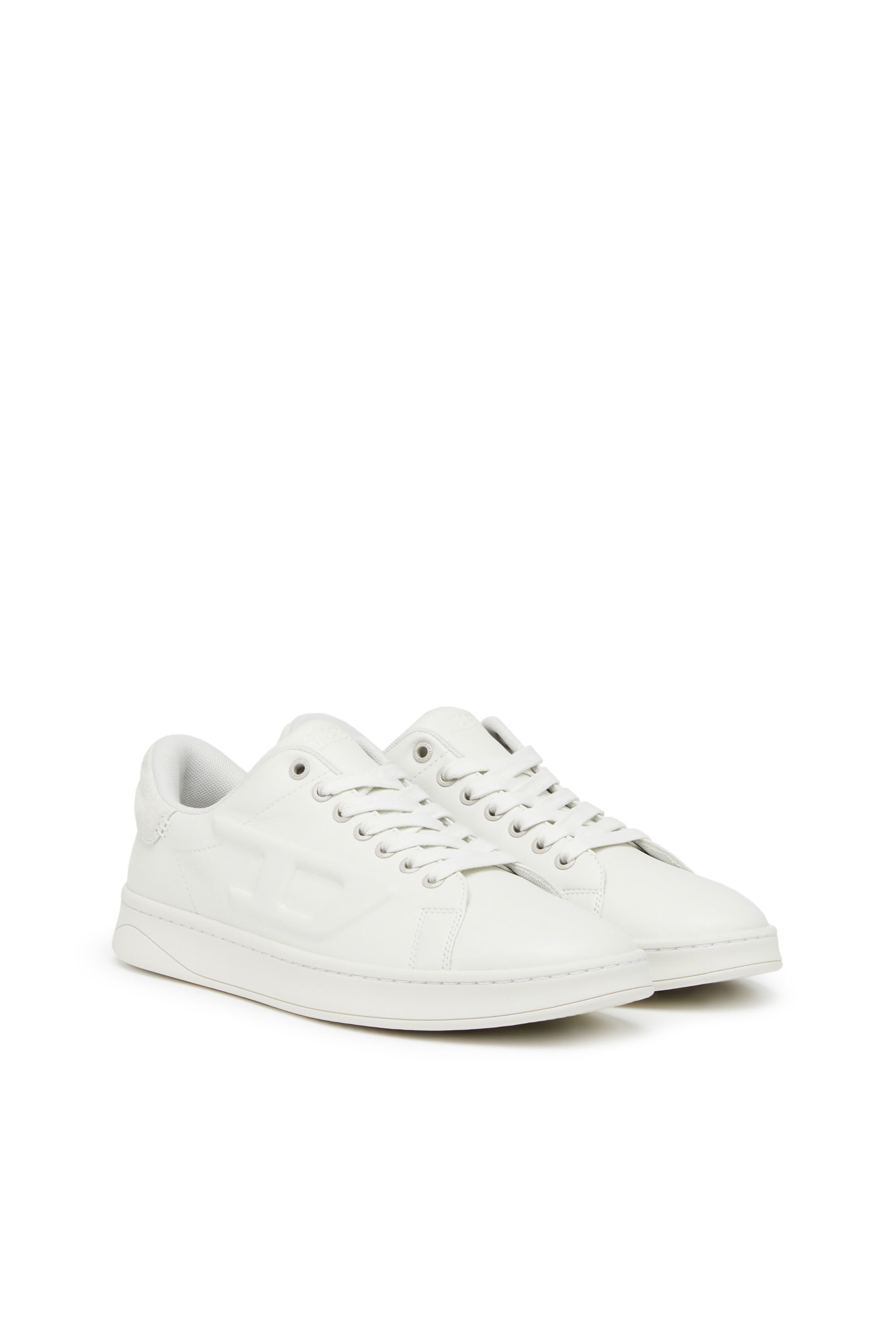 Diesel - S-ATHENE LOW W, Female's S-Athene Low-Sneakers with embossed D logo in White - 2