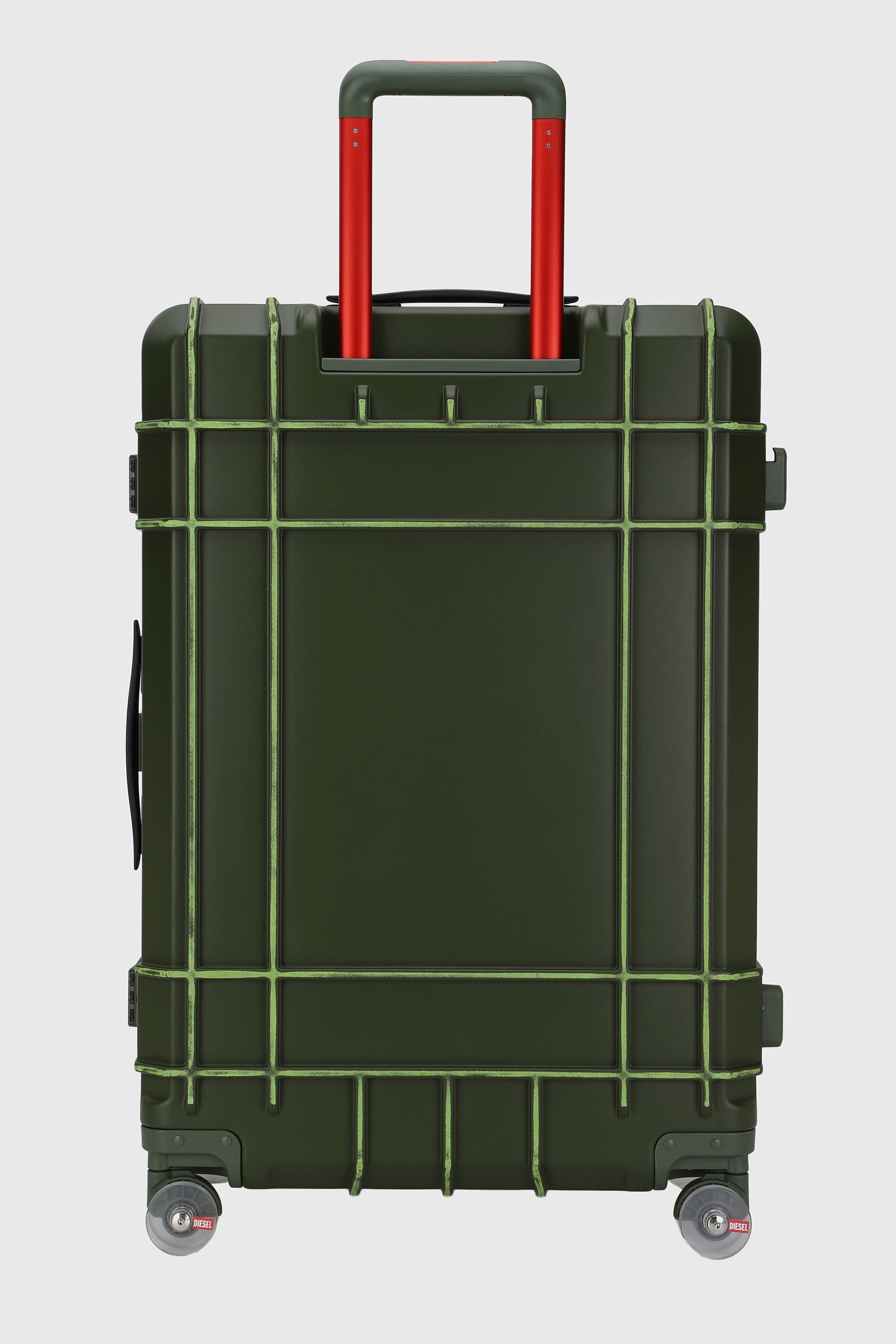 Diesel - DIESEL PC STRONG IMAGE TROLLEY- DSL003, Valise robuste taille L Mixte in Vert - 2