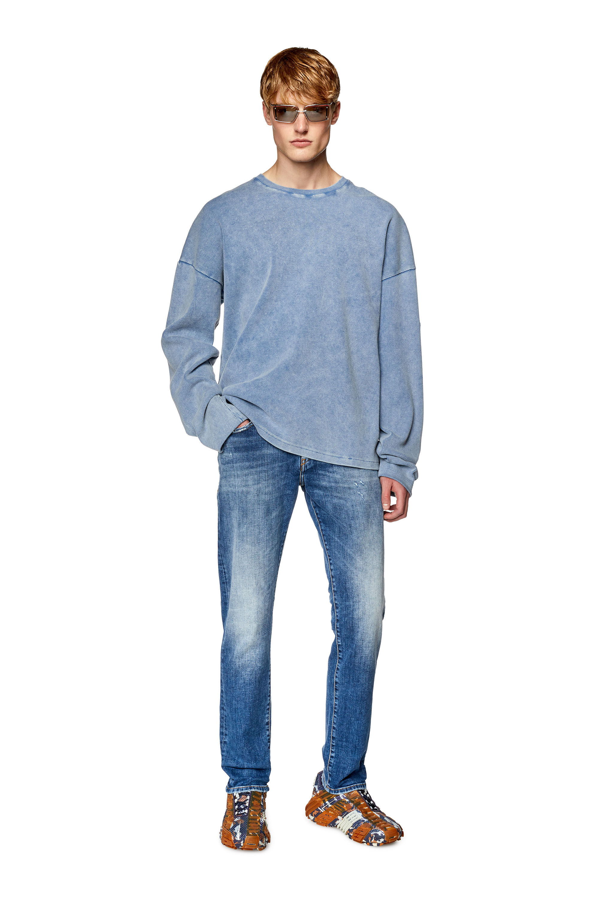 Diesel - Male's Slim Jeans 2019 D-Strukt 09G32, Medium Blue - 1