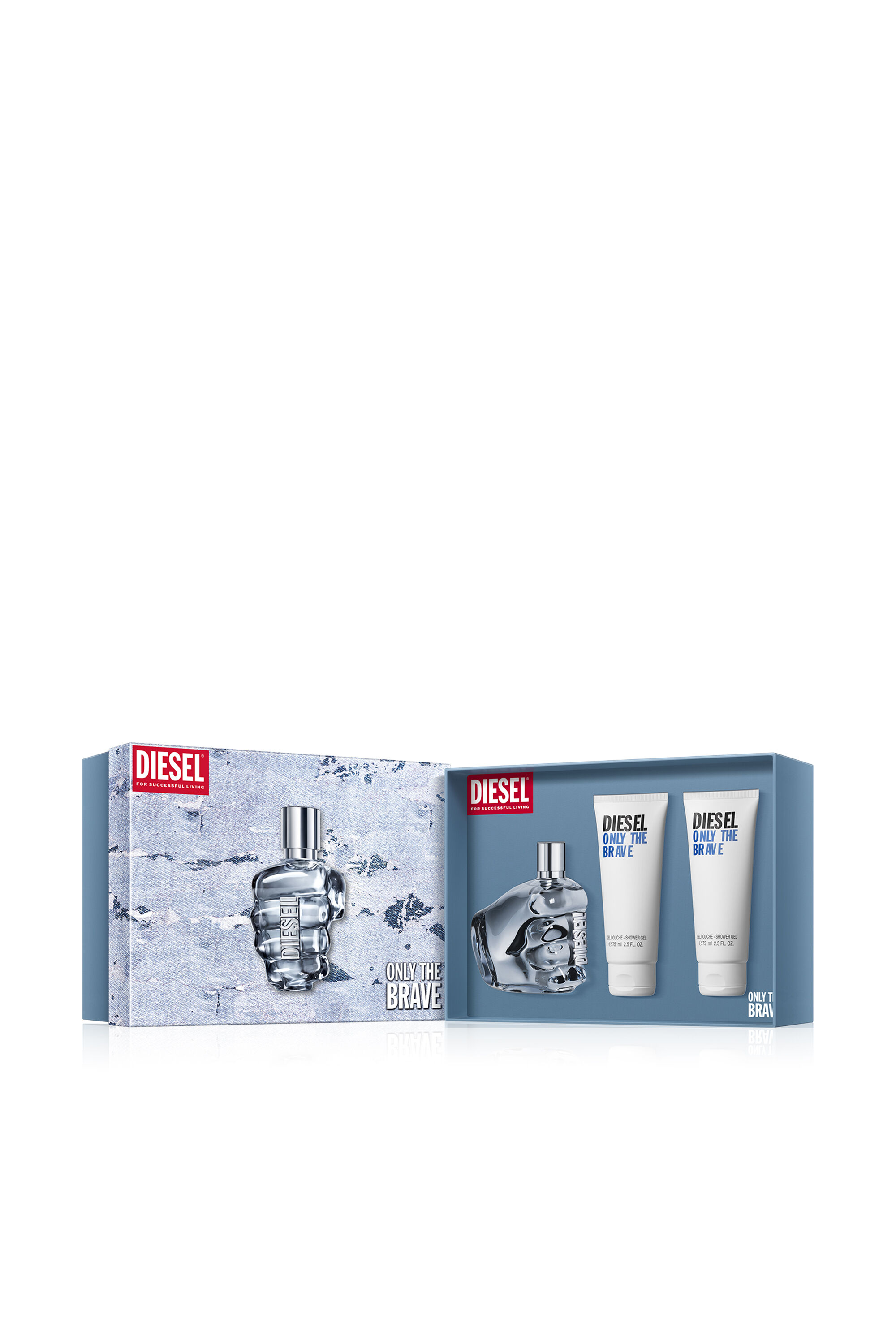 Diesel - ONLY THE BRAVE SPRING SET 25  LF577100, Unisex's Only The Brave gift set in Blue - 1