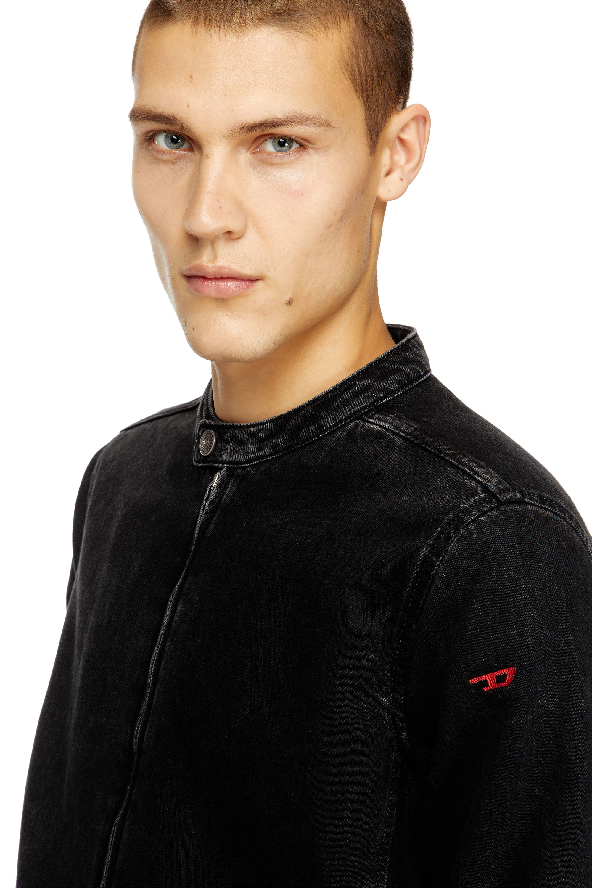 Diesel ブラック ジャンパー ディーゼル DIESEL ジャケット ジャンパー フード フーディー ジップ