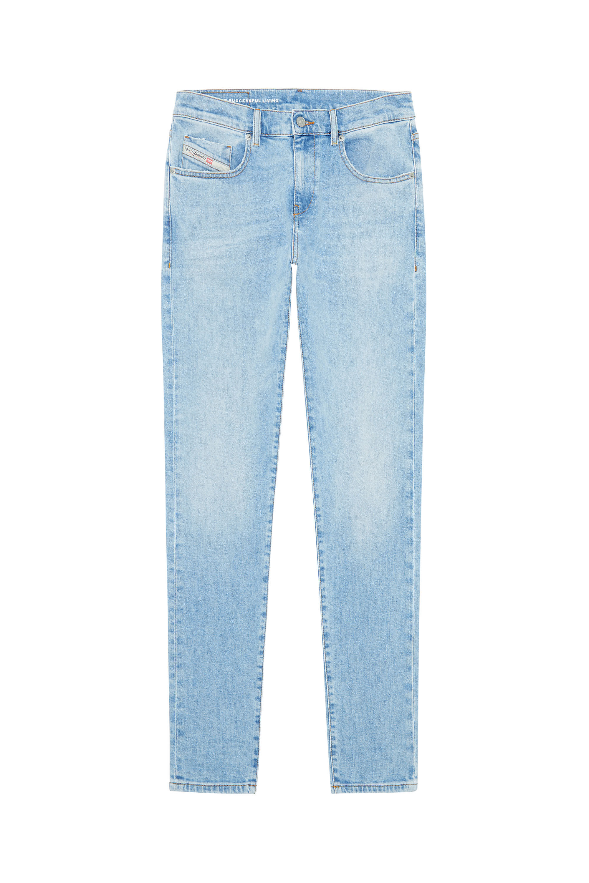 2019 D-STRUKT Man: Essential Slim Light blue Jeans | Diesel ®