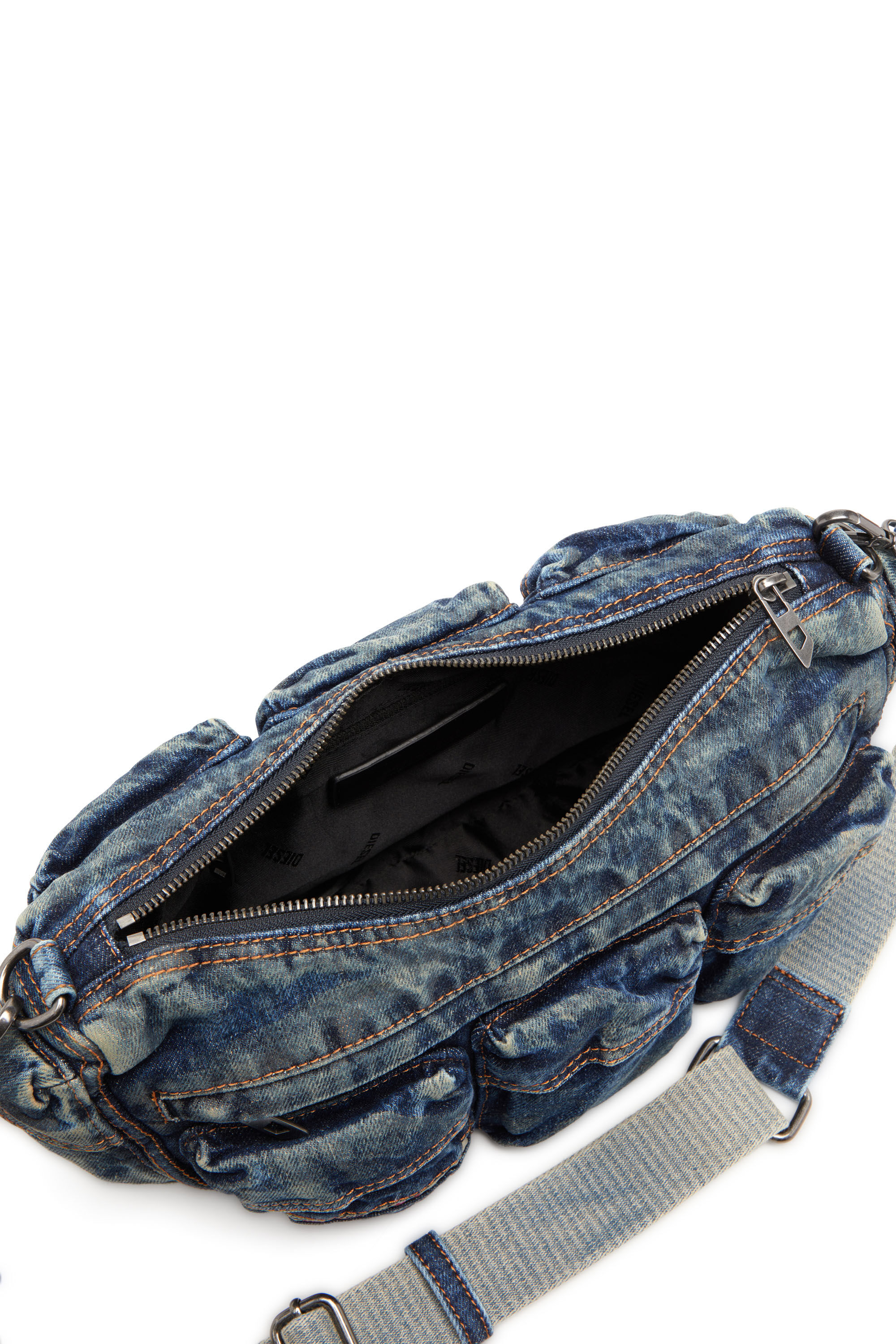 Travel 3000 Shoulder Bag X - Multipocket slouchy bag in Denim