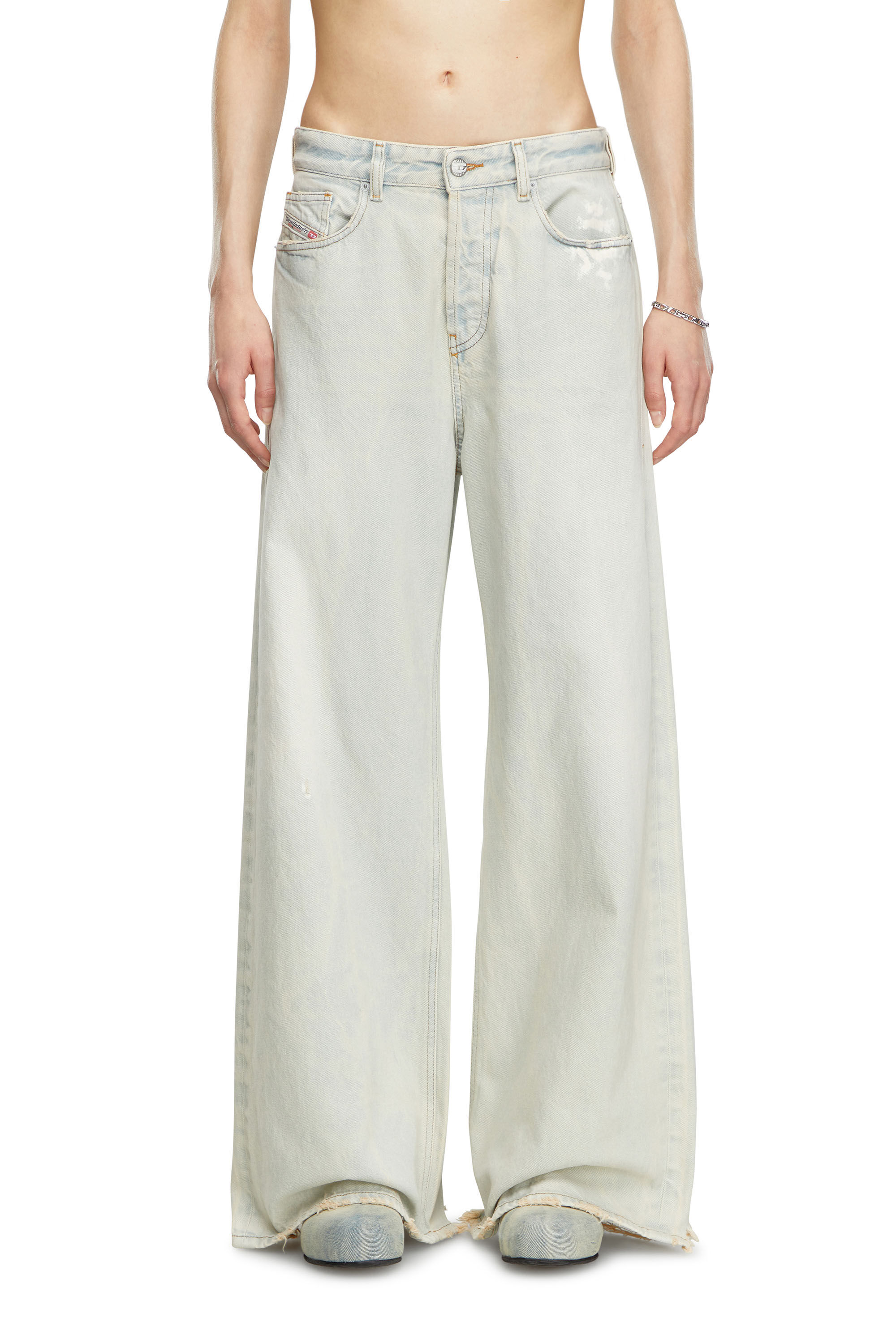 Diesel - Relaxed Jeans 1996 D-Sire 09J81 Femme, Bleu Clair - Image 3