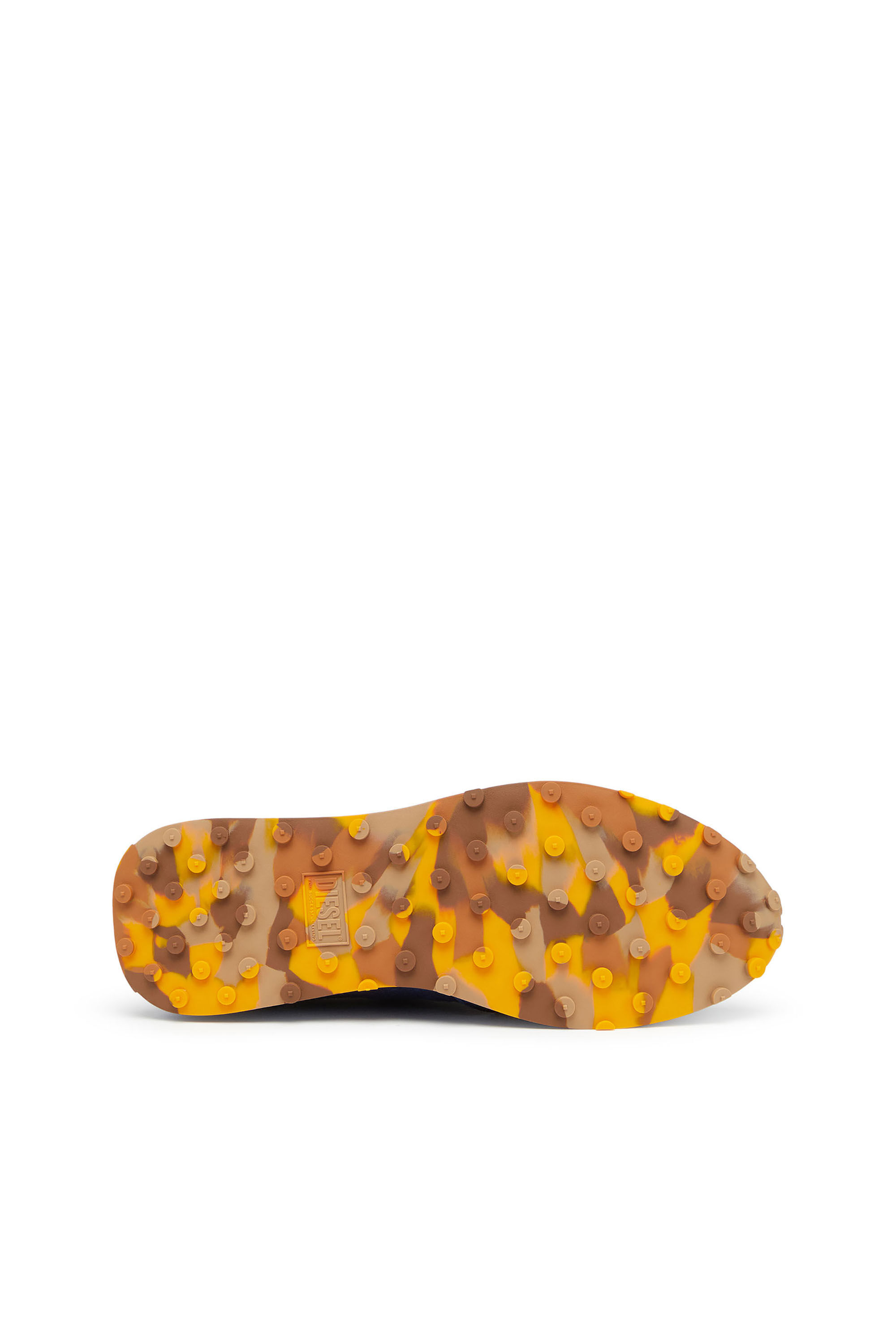 Diesel - S-RACER LC, Male's S-Racer Lc - Low-top sneaker with camo print in Blue/Yellow - 5