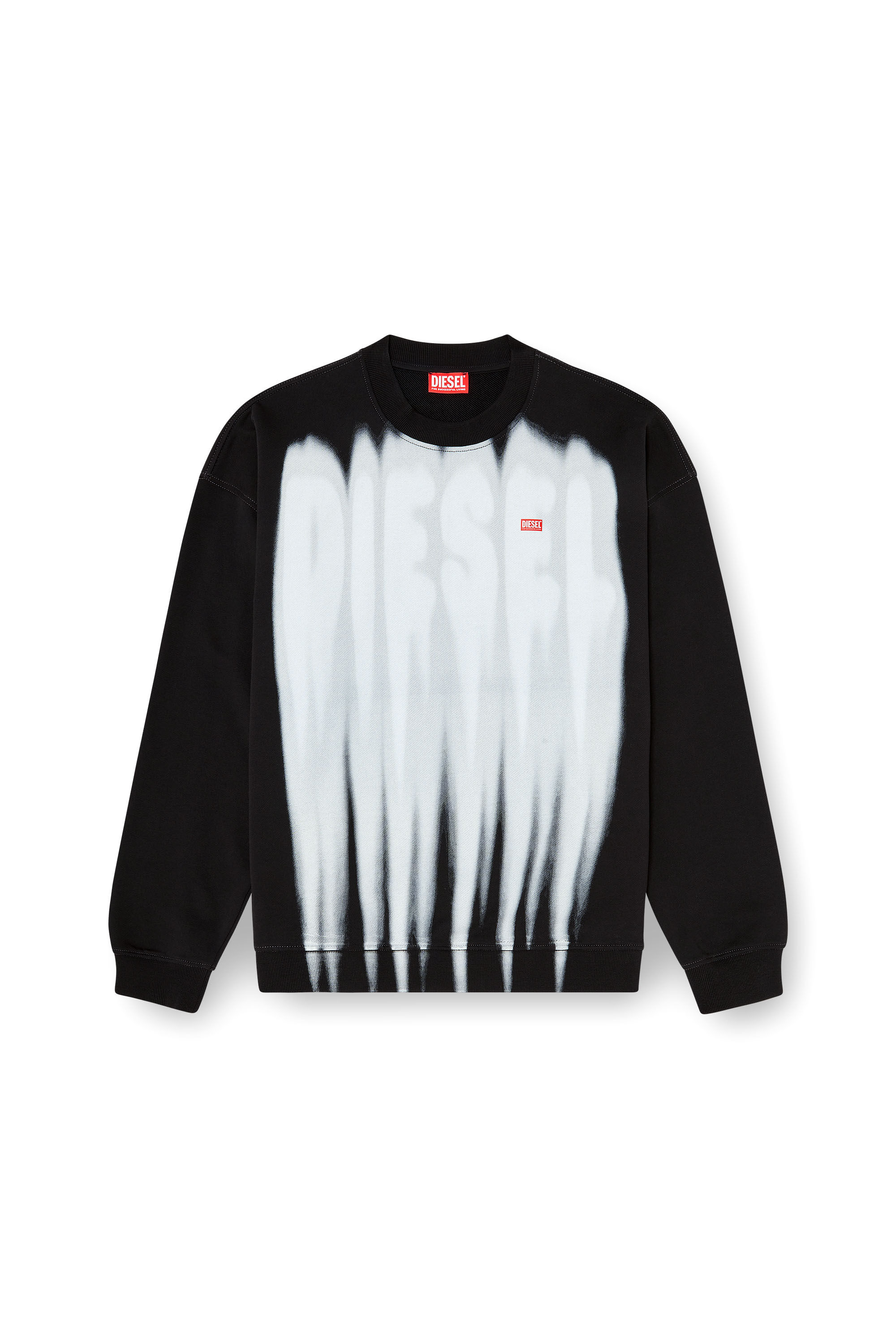 Diesel - S-BOXT-AA1, Man's Cotton sweatshirt with graphic print in null - 2