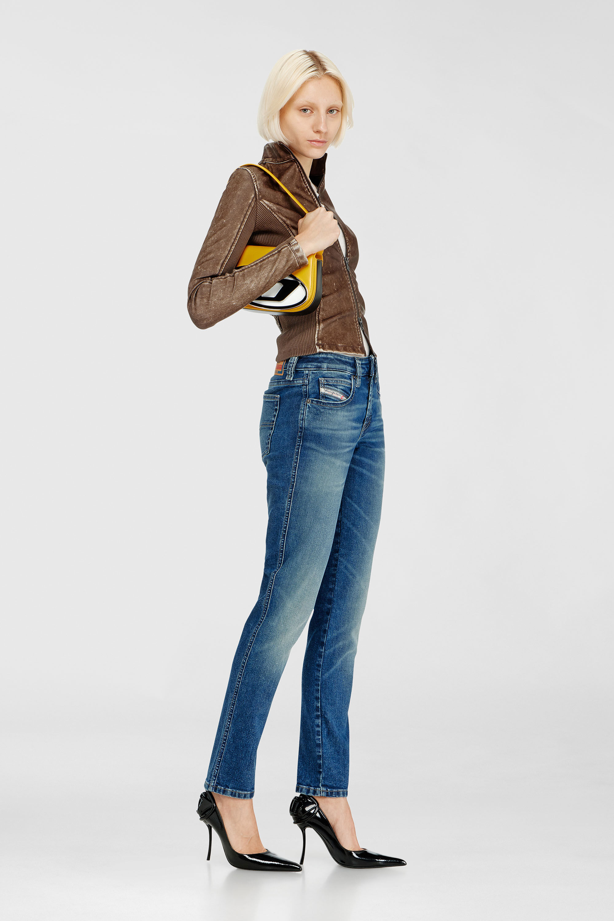 Women's Slim Jeans | Low Waist 1992 D-Jiann | Medium blue | Diesel US
