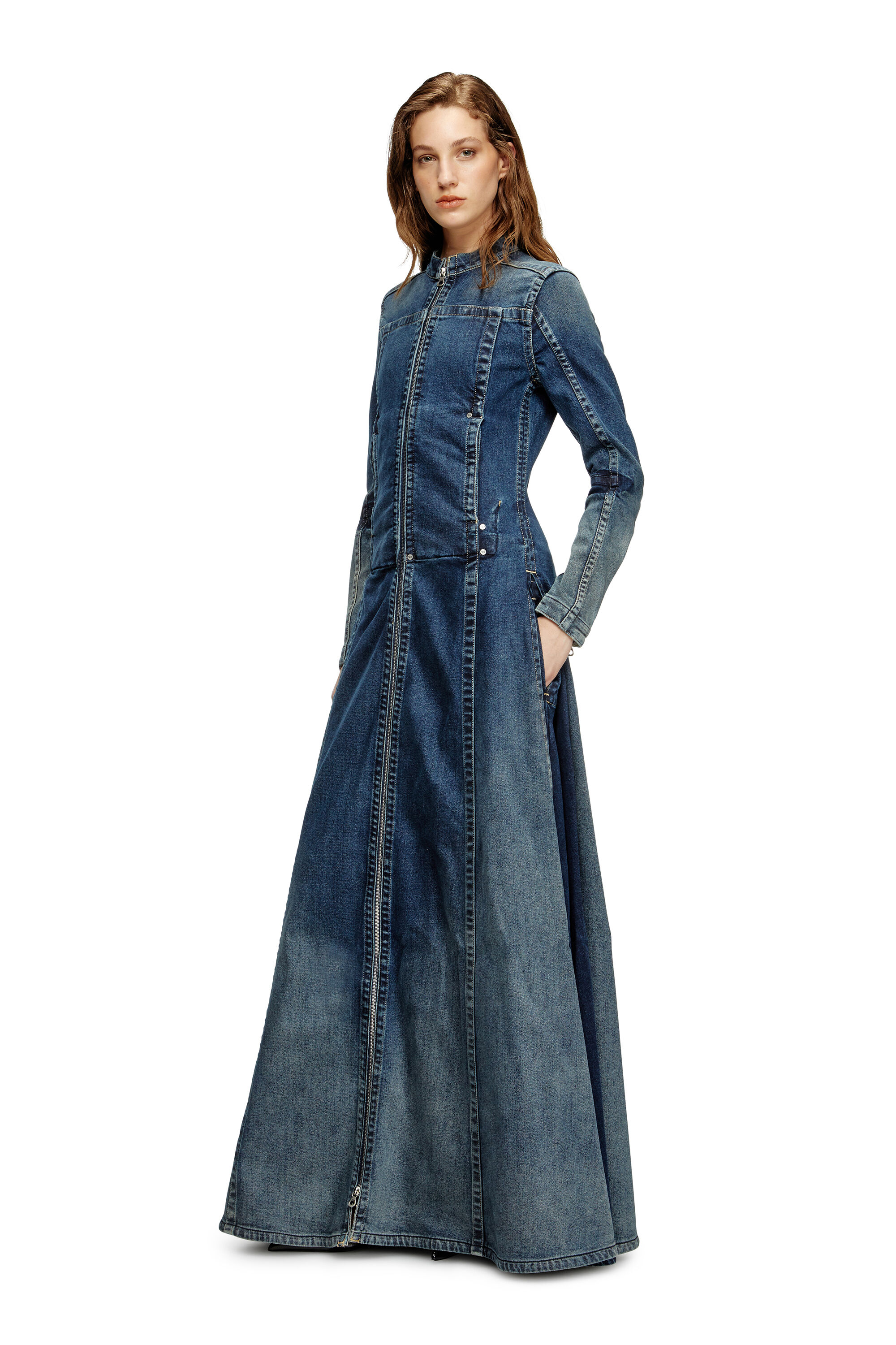 Women's Maxi dress in Rehab denim | Blue | Diesel