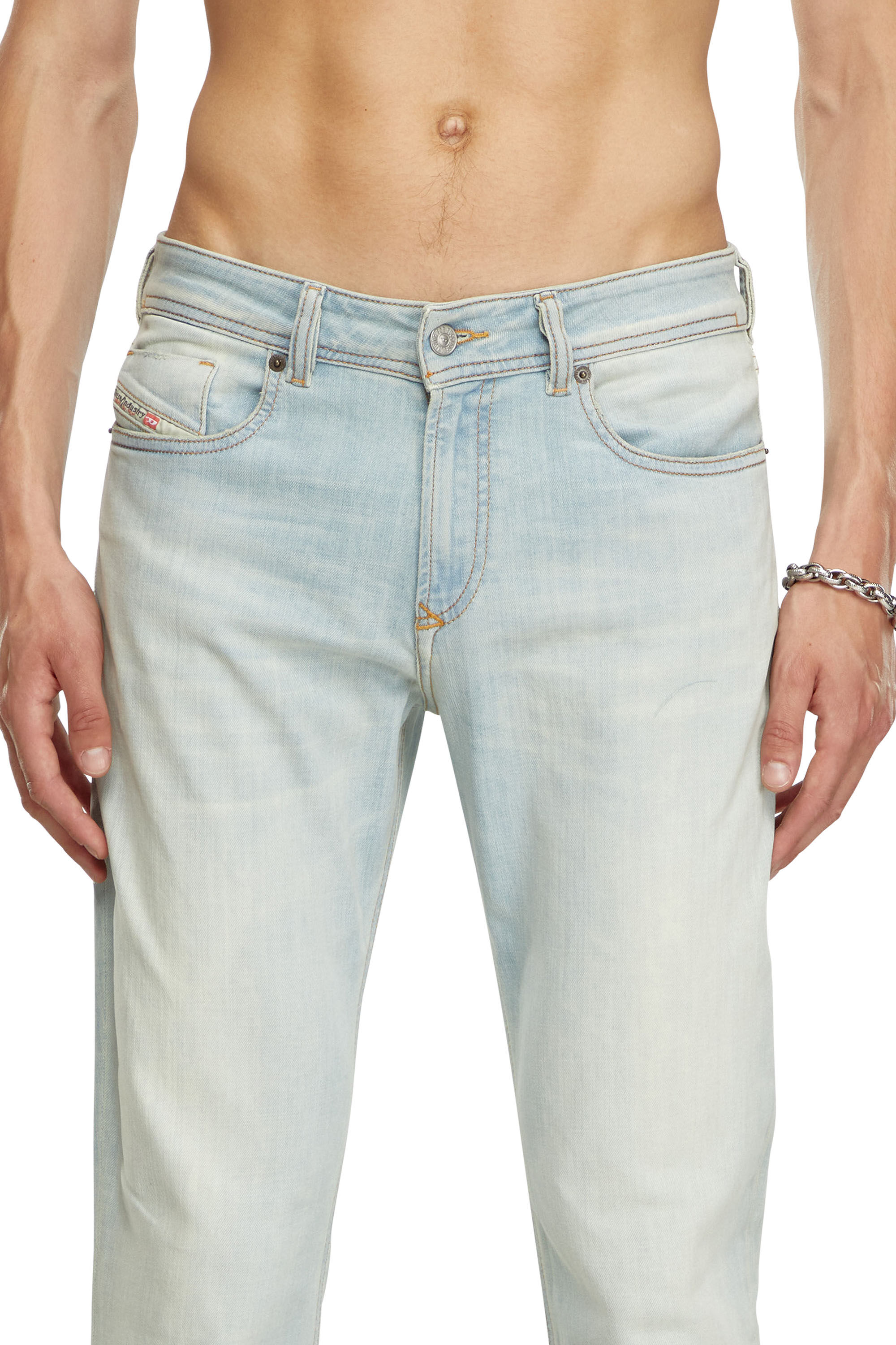 Diesel - Male's Skinny Jeans 1979 Sleenker 09J19, Light Blue - 5