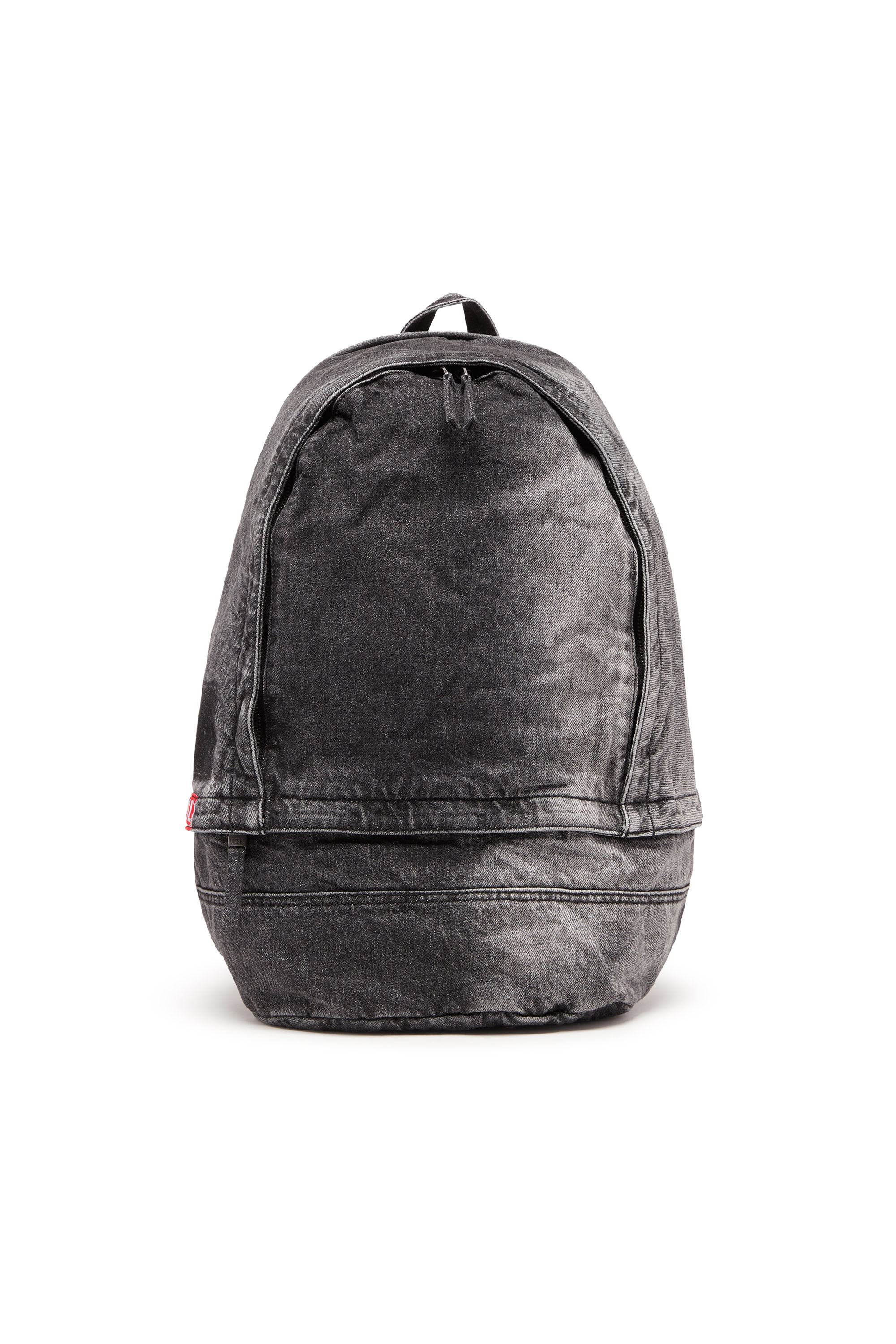 Diesel - RAVE BACKPACK X, Male's Rave Backpack X - Backpack in faded denim in Black - 1