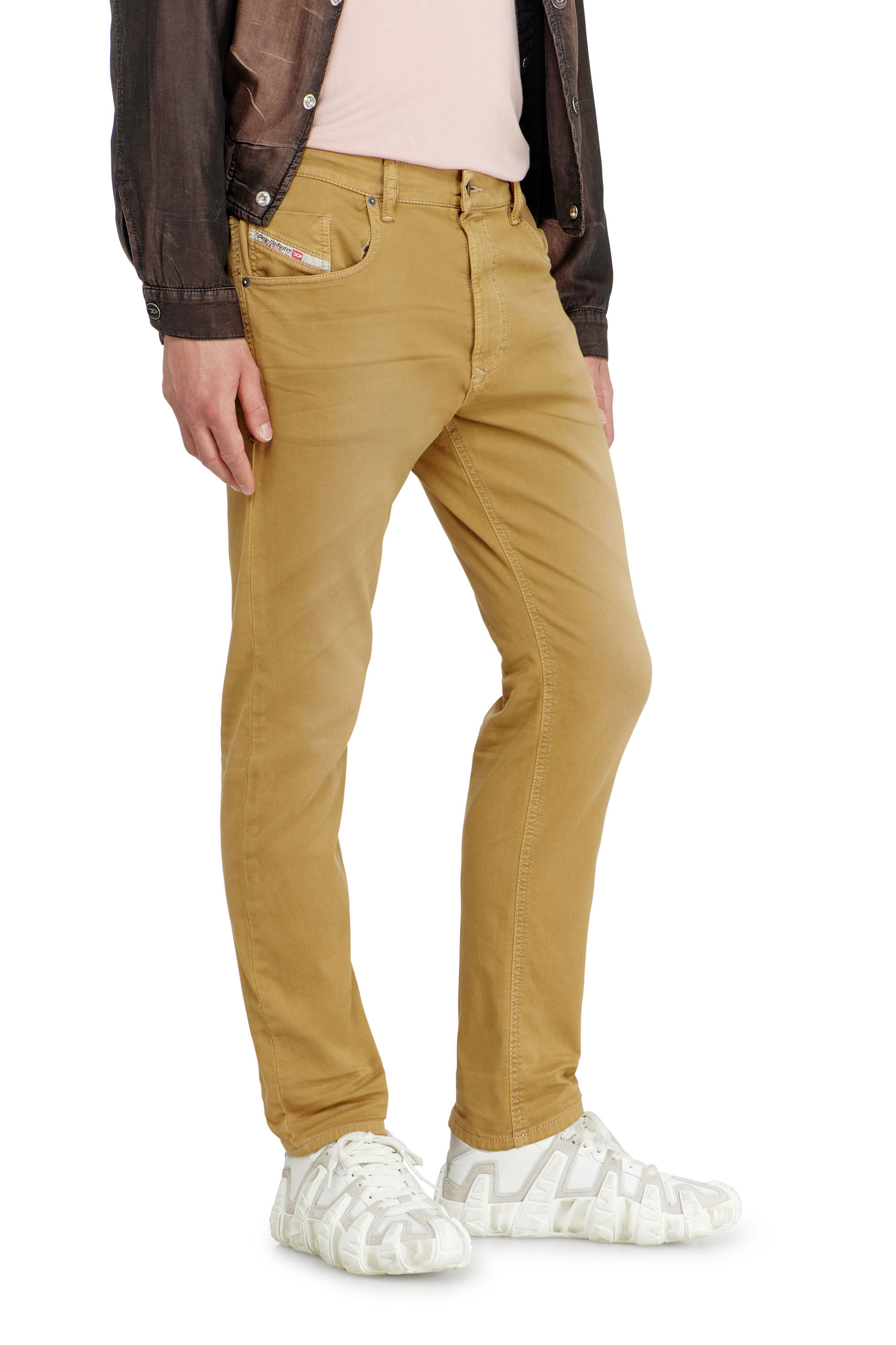 Men's Regular Jeans | Dark Beige | Diesel 2032 D-Krooley-BW Joggjeans®