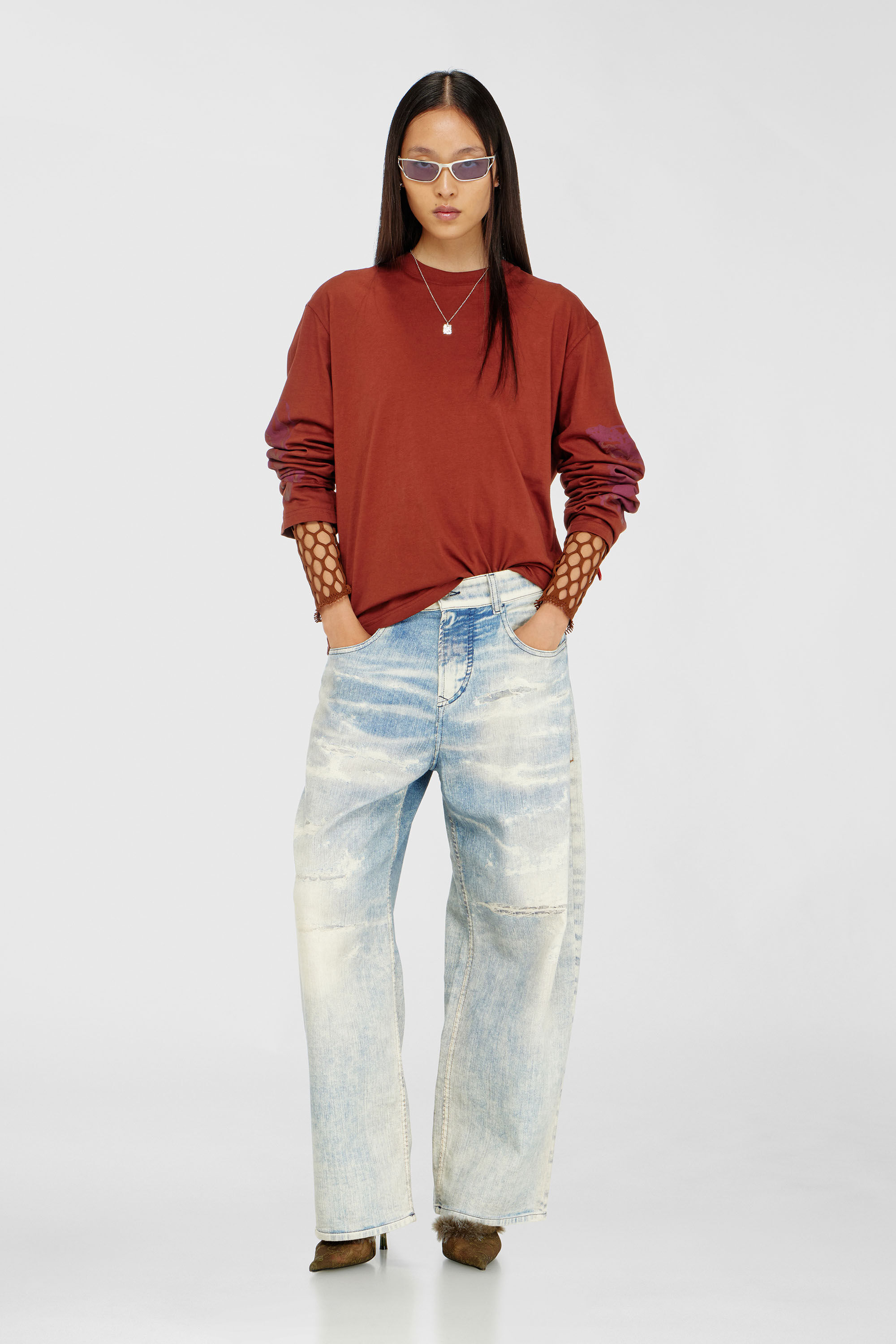 Women's Relaxed Jeans | Regular Waist 2097 D-Enim-M Joggjeans