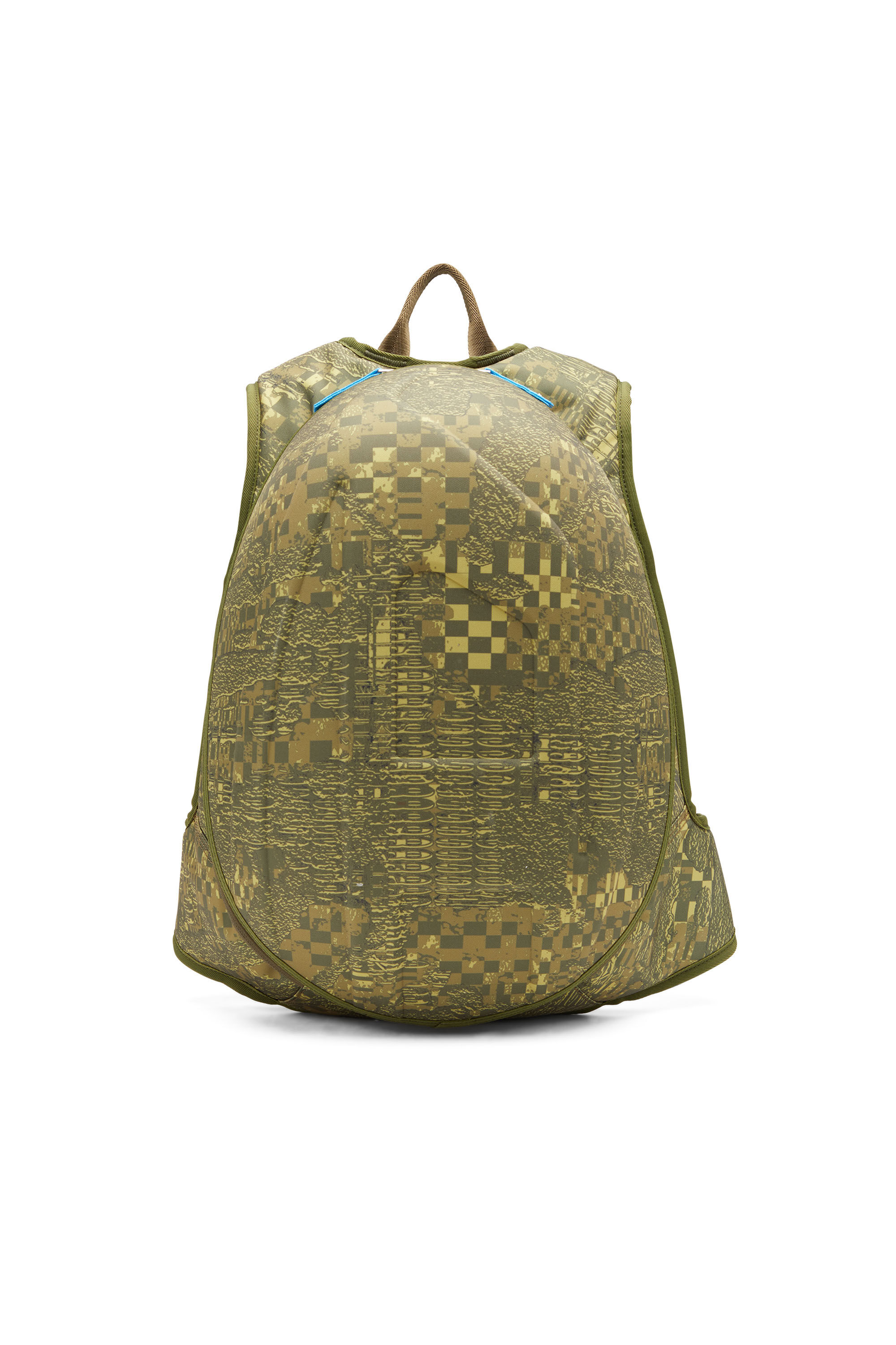 Diesel - 1DR-POD BACKPACK, 1DR-Pod Backpack - Sac à dos rigide avec imprimé camouflage Homme in Vert - 1