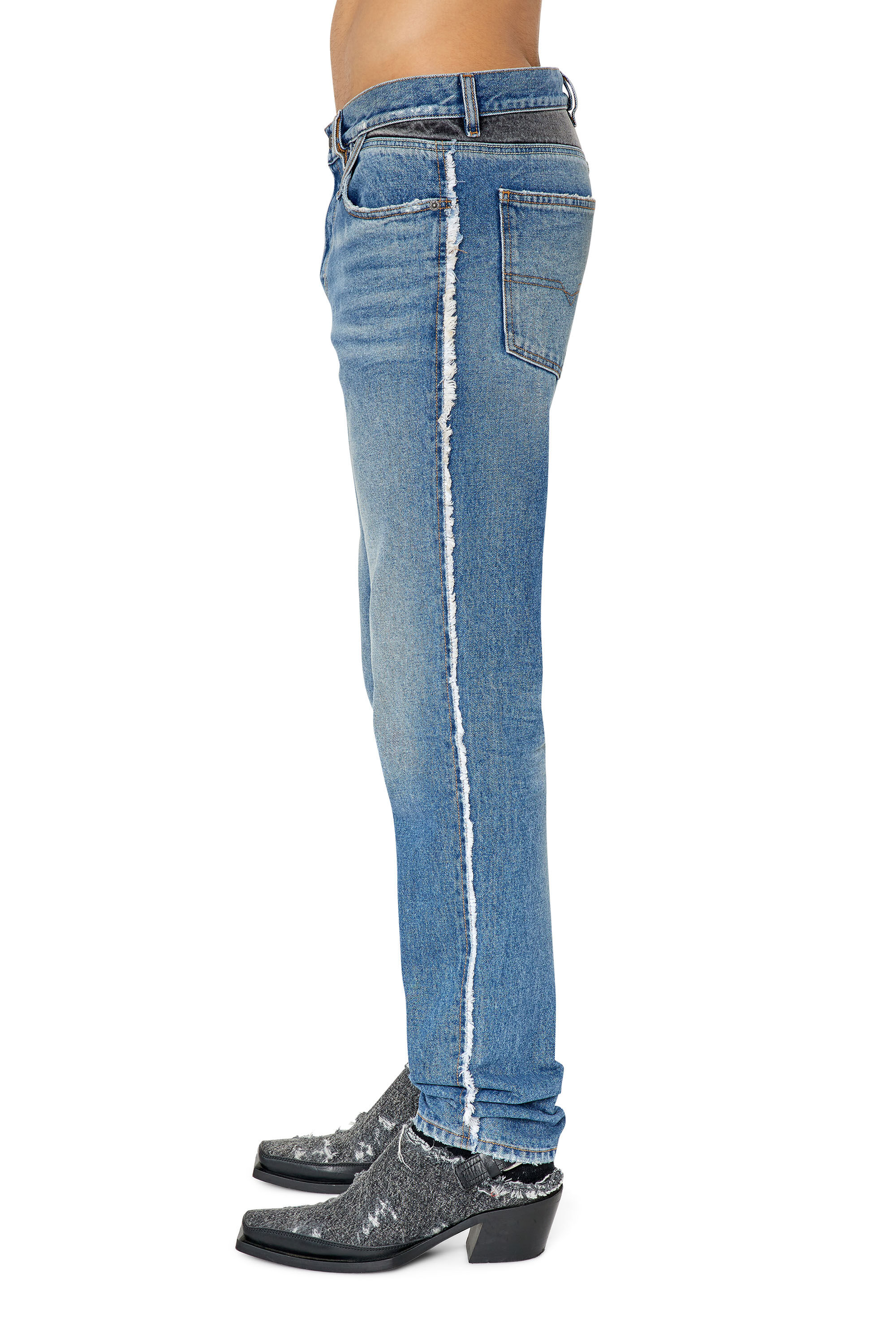 Diesel - Straight Jeans 1995 D-Sark 09F20, Straight Jeans - 1995 D-Sark Homme in Bleu - 4