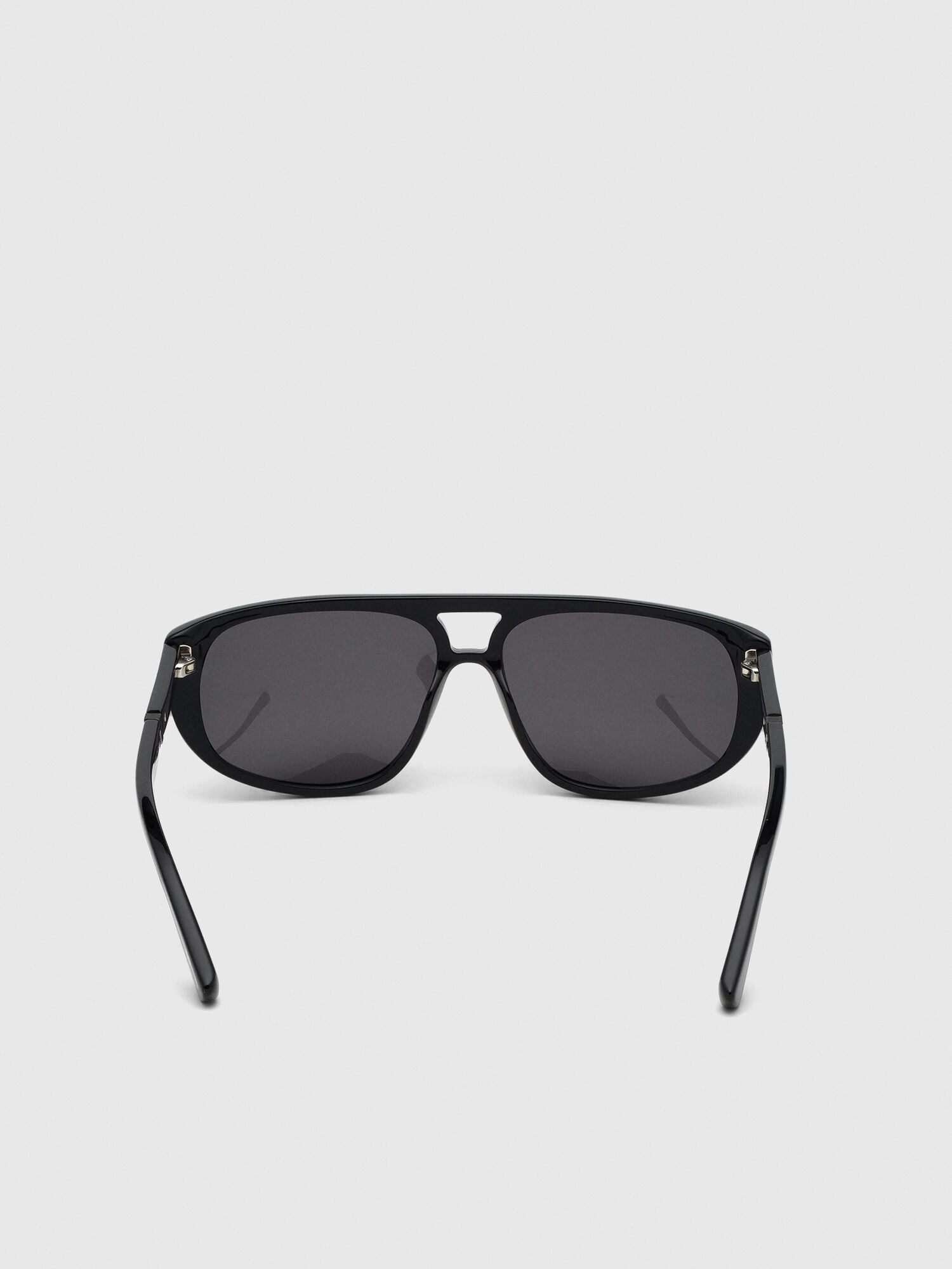 Diesel - DL0300, Man's Navigator sunglasses in acetate in Black - 5