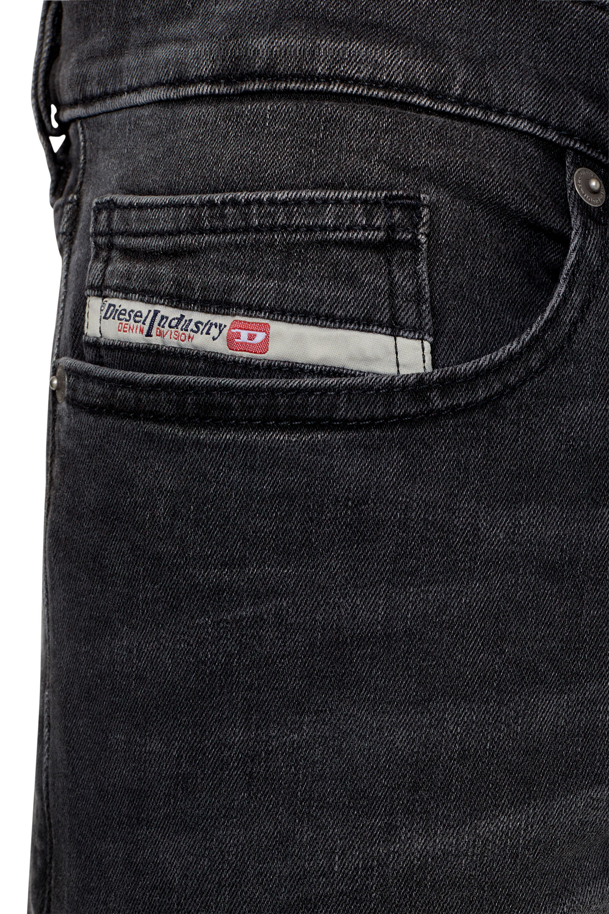 Diesel - Slim Jeans D-Luster 0IHAV, Slim Jeans - D-Luster Homme in Noir - 6