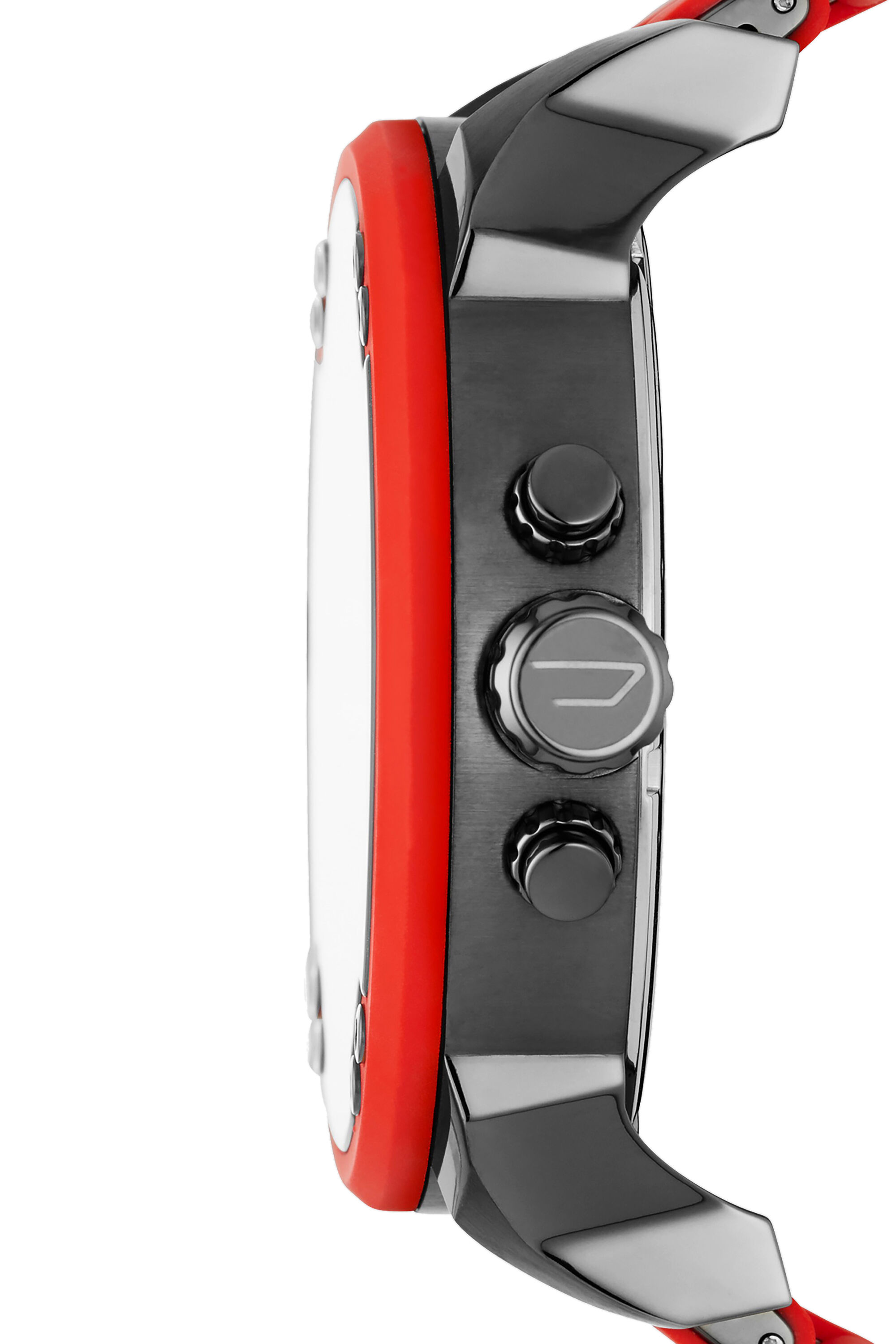 Diesel - DZ7370, Male's Mr. Daddy 2.0 red metal watch, 55 mm in Red - 2