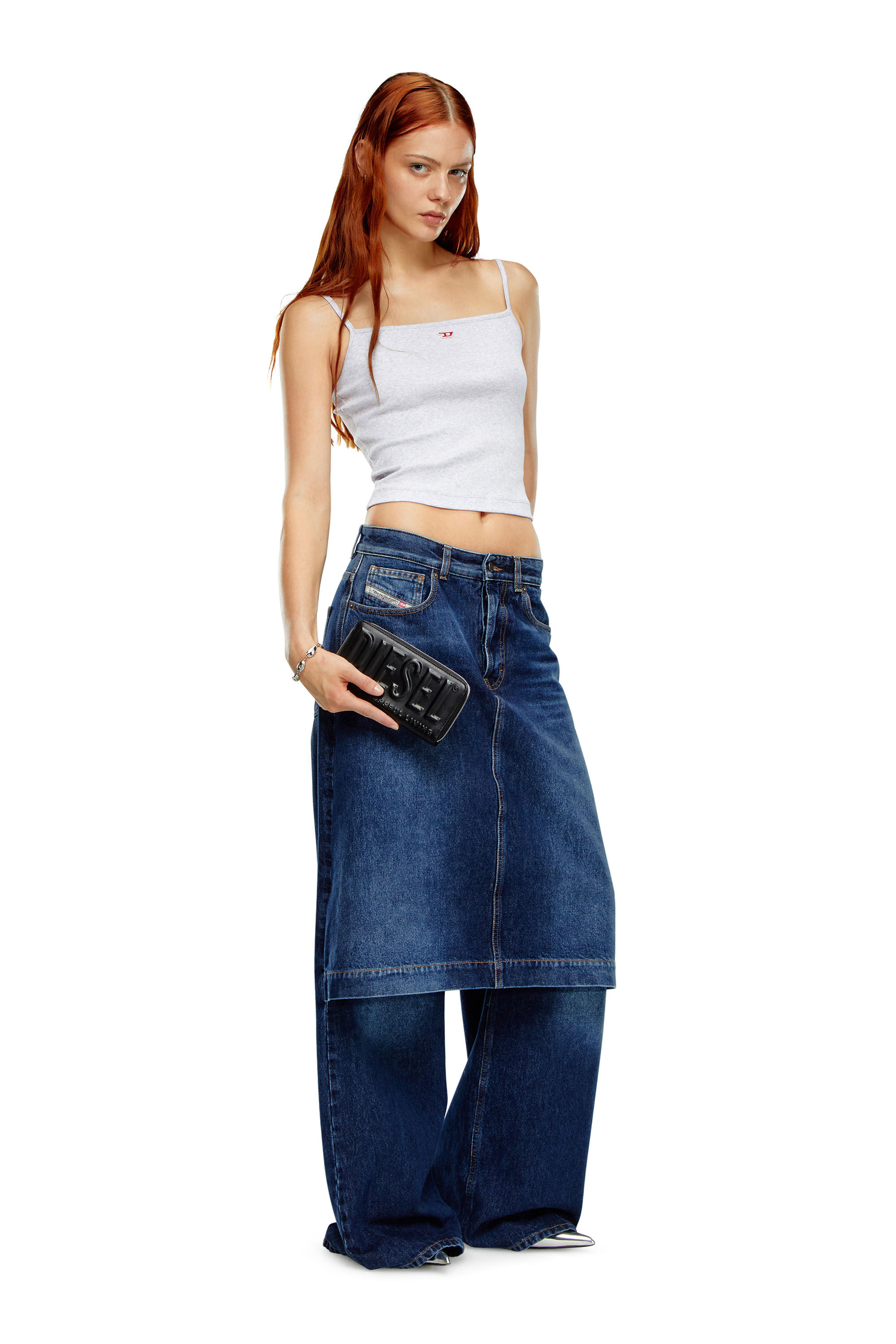 Diesel - Female's Relaxed Jeans D-Syren 0DBCF, Dark Blue - 1