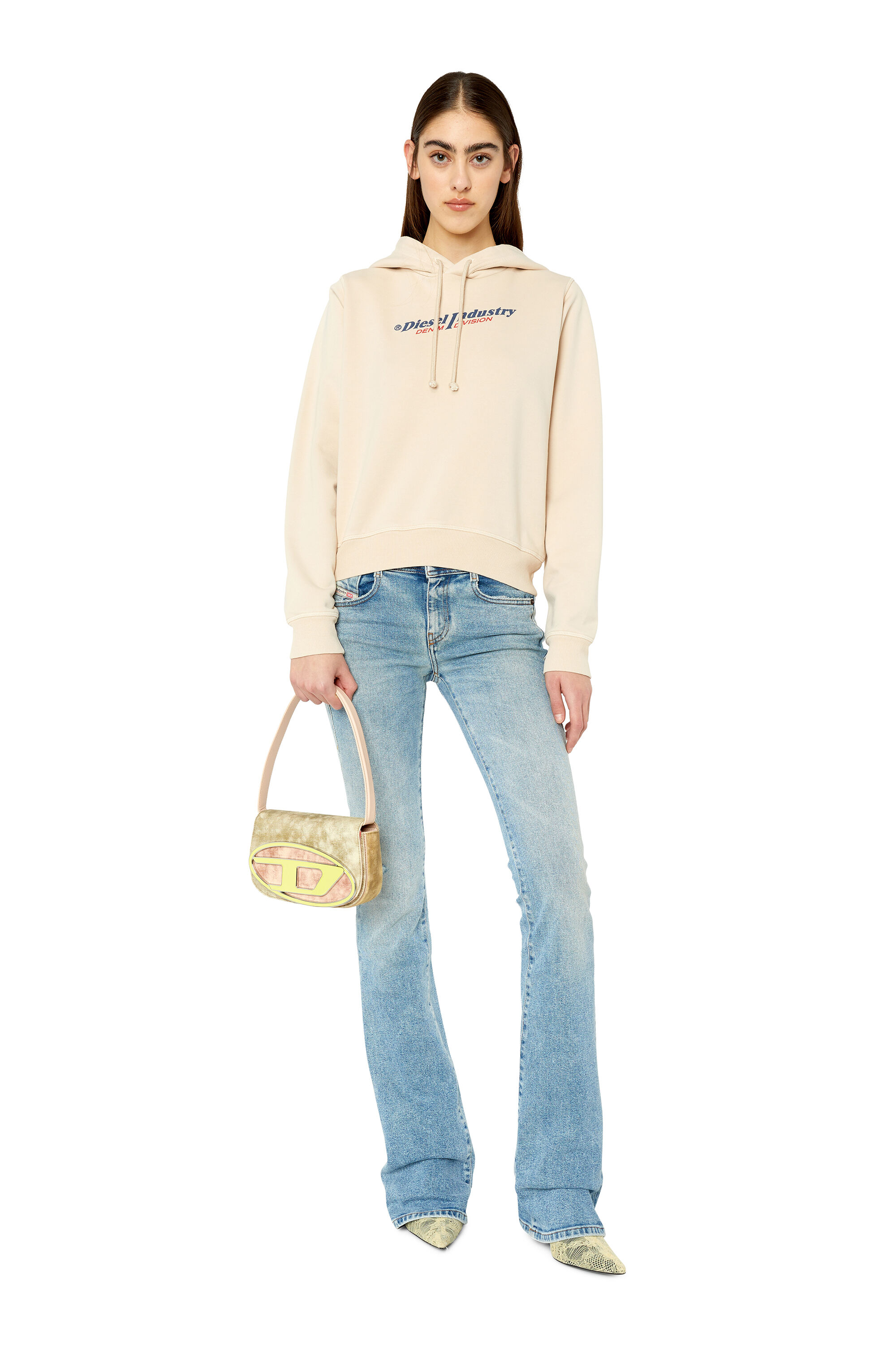 Diesel - 1DR, Female's 1DR - Iconic shoulder bag in waxed canvas in Yellow - 6