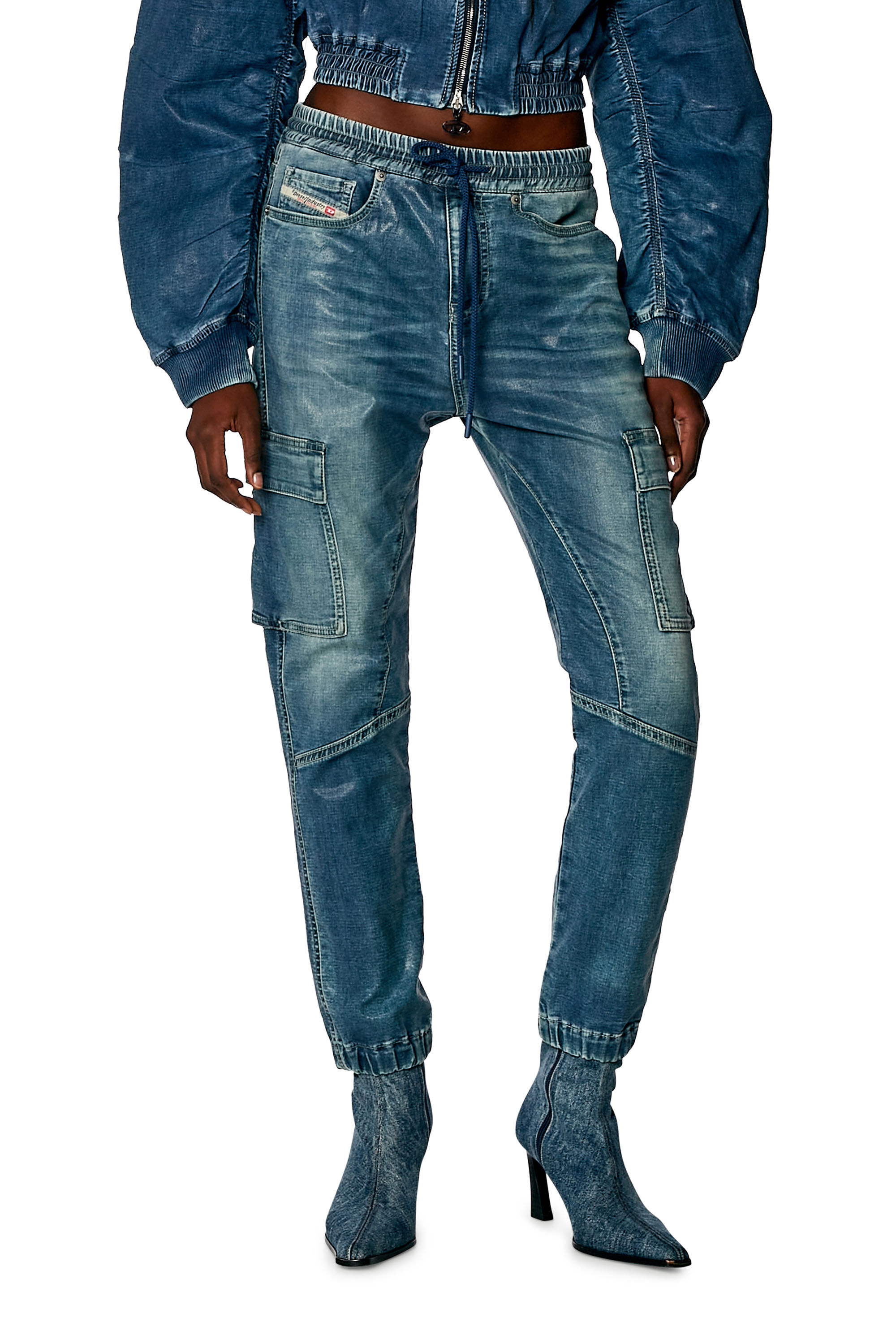Diesel - Female's Regular 2051 D-Ursy Track Denim 068KV, Medium Blue - 3