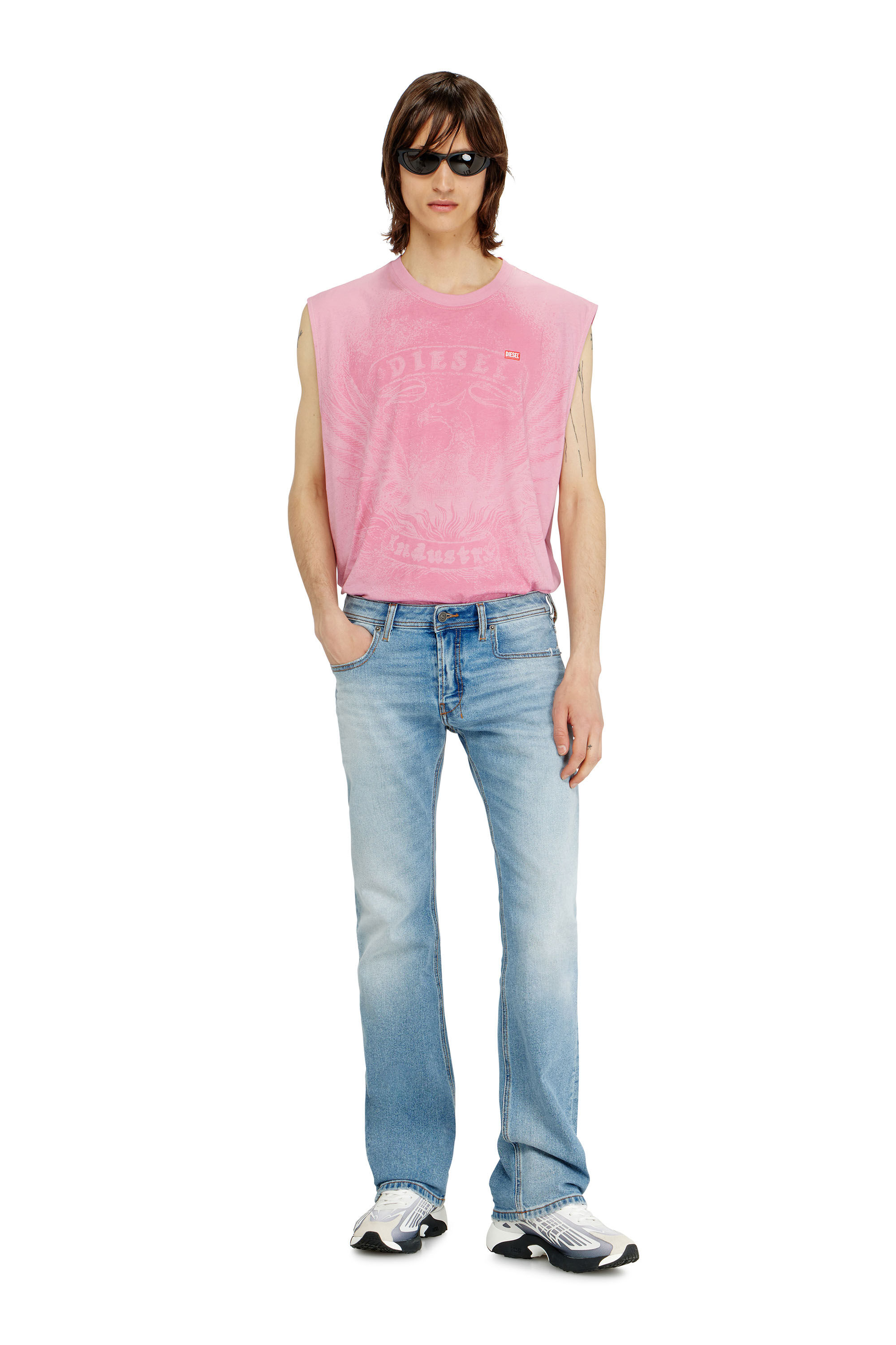 Men's Bootcut Jeans | Light Blue | Diesel 2007 Zatiny