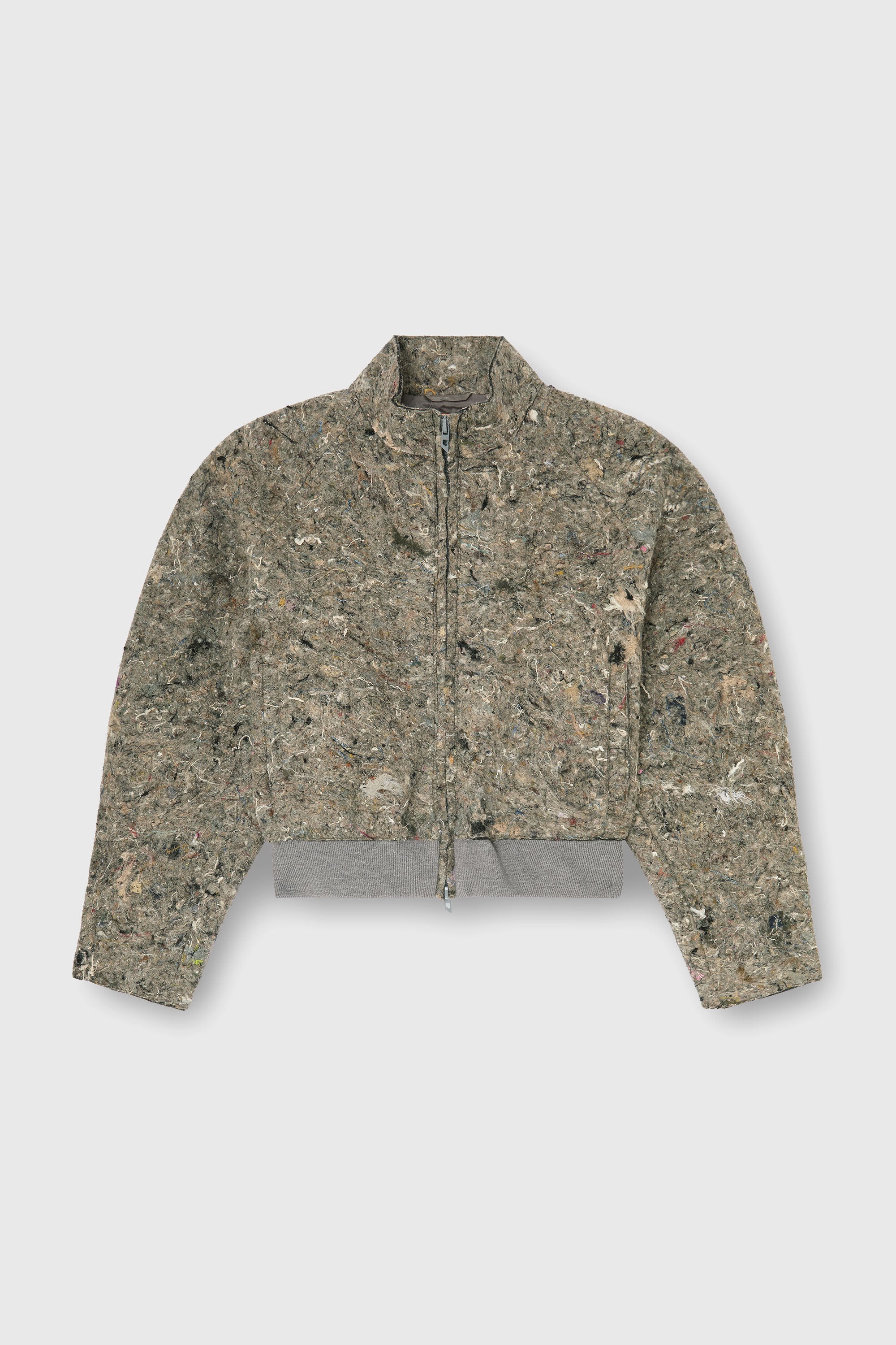 Diesel - J-DISTEM, Veste en feutre upcycl&eacute; Homme in Gris - 2