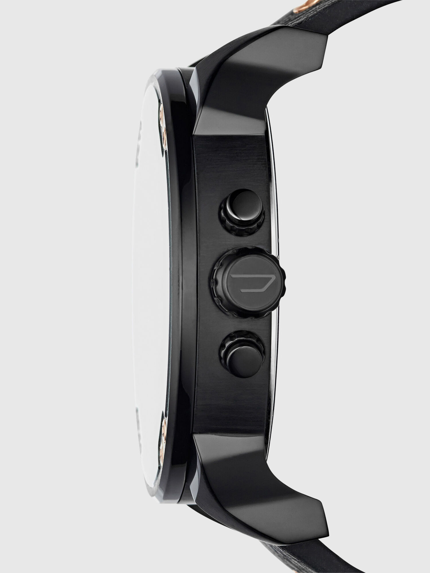 DZ7350 Man: Leather watch with detailed dial | Diesel