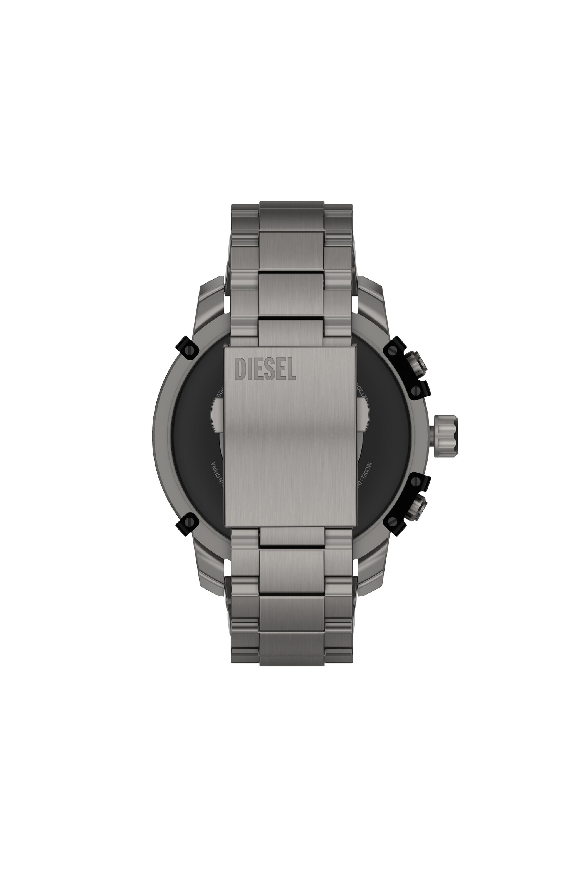 Diesel - DZT2042, Male's Griffed stainless steel smartwatch in Dark Grey - 2