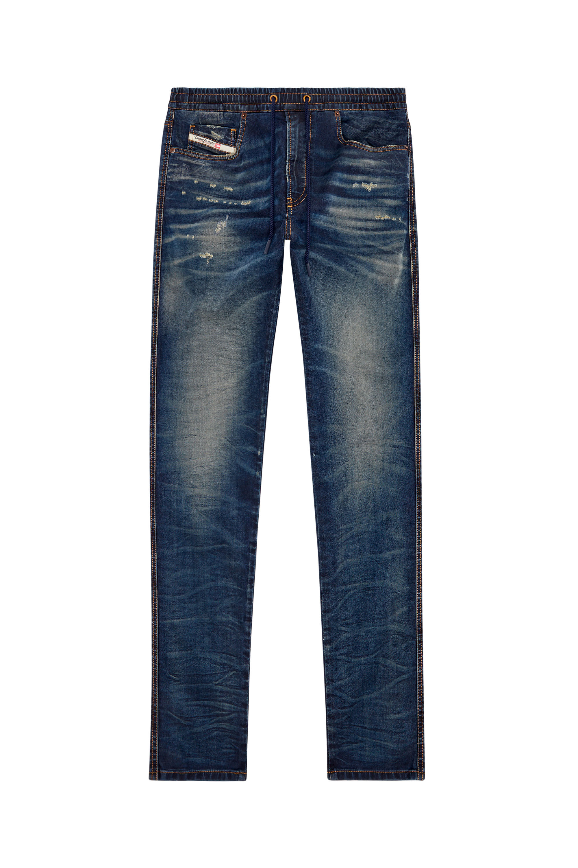 Diesel - Slim 2060 D-Strukt Joggjeans® 068JD Homme, Bleu Foncé - Image 2