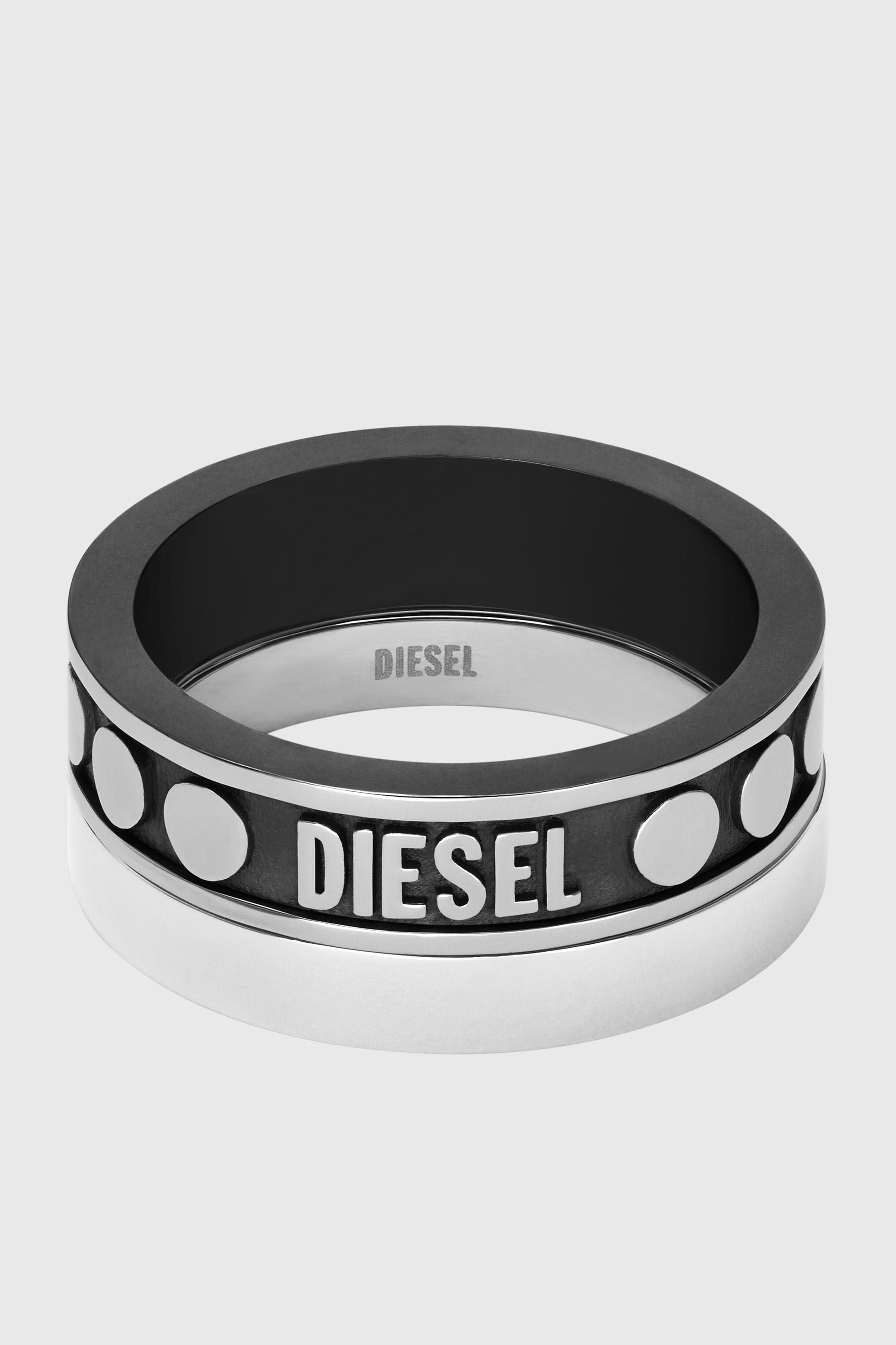 DX1170 Man: Stainless Steel Ring Set | Diesel